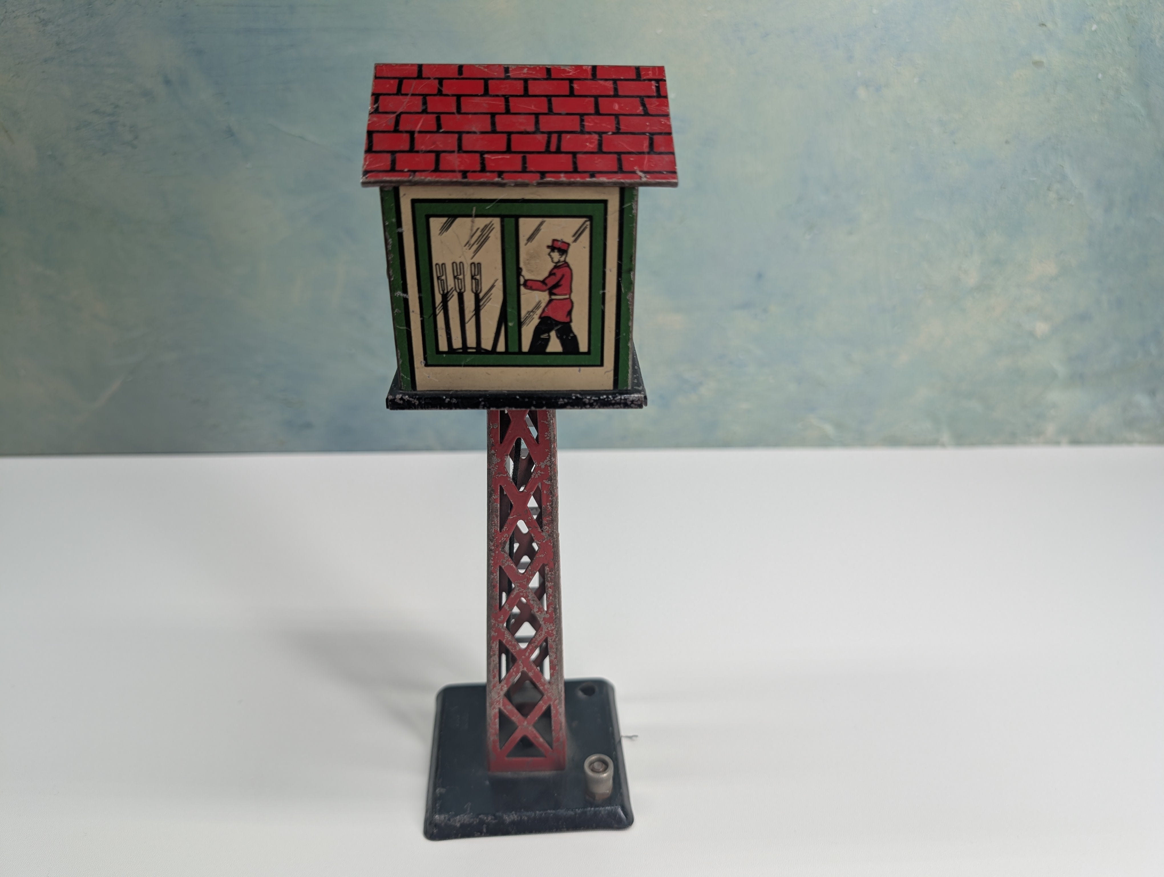 USED Marx O Semaphore Signal, Crossing Gate, Caution High Speed Trains Sign, Switchman Tower, Pre-War, Vintage