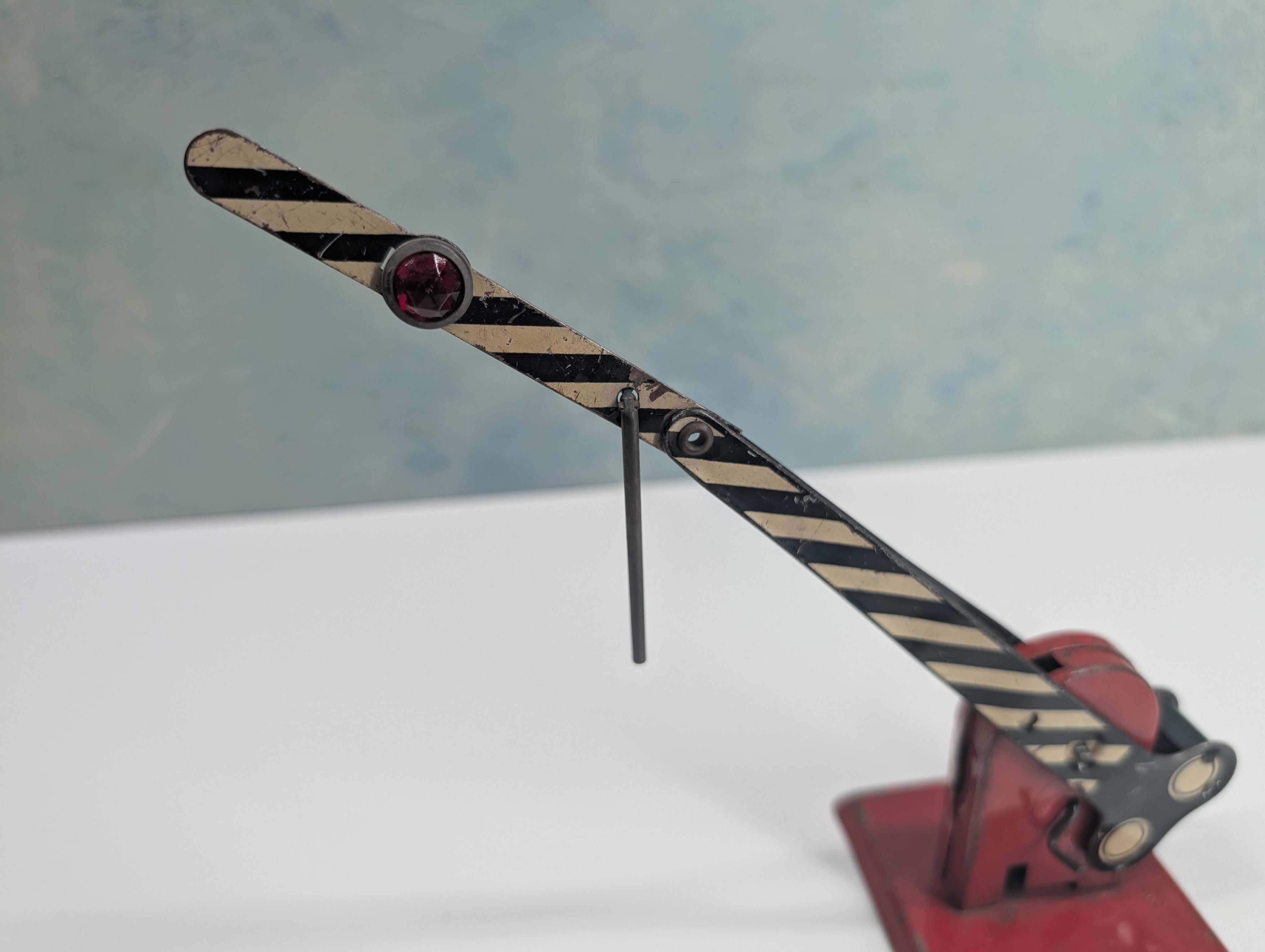 USED Marx O Semaphore Signal, Crossing Gate, Caution High Speed Trains Sign, Switchman Tower, Pre-War, Vintage