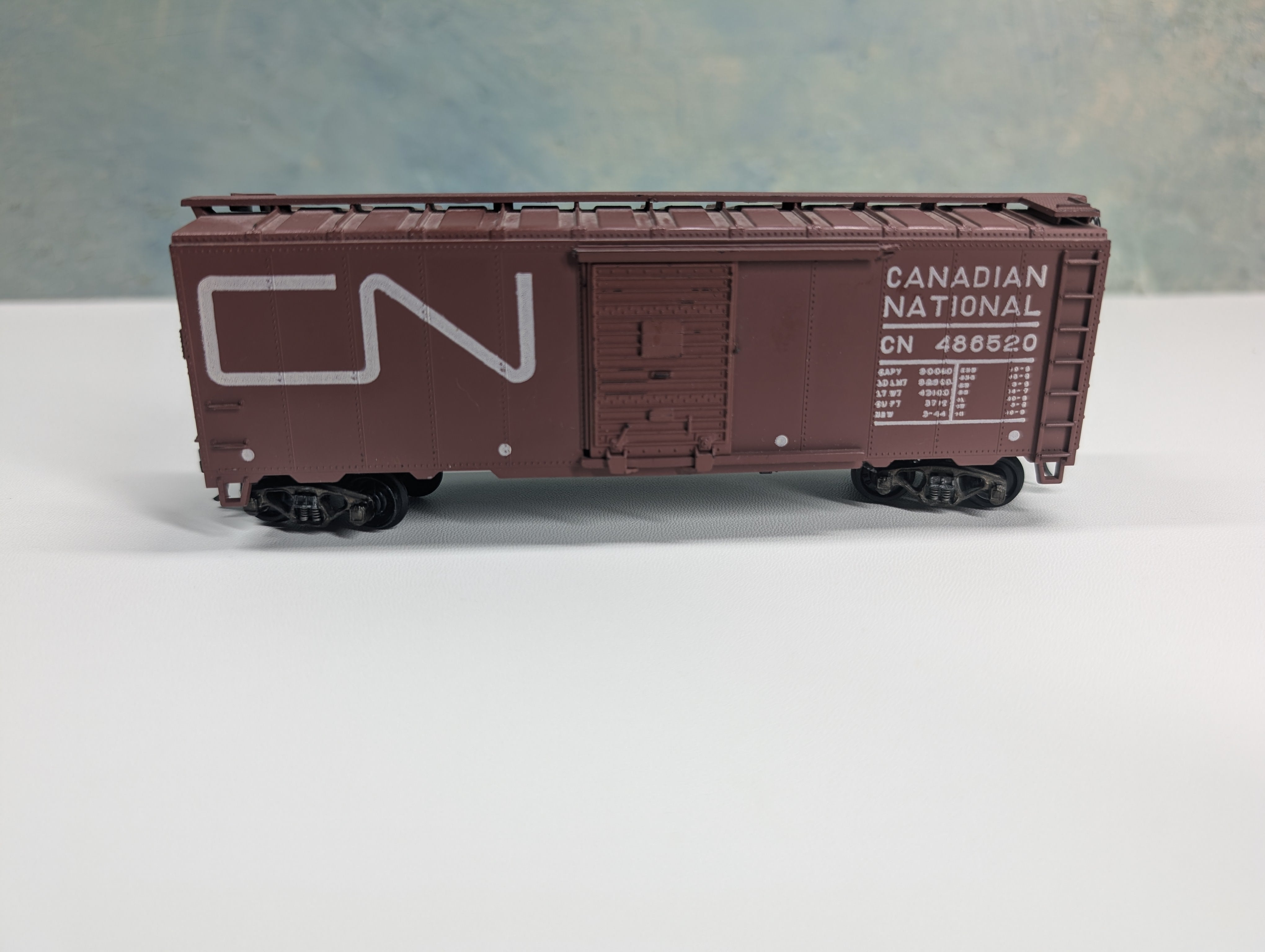 USED Athearn HO Scale 40' Box Car Canadian National CN #486520