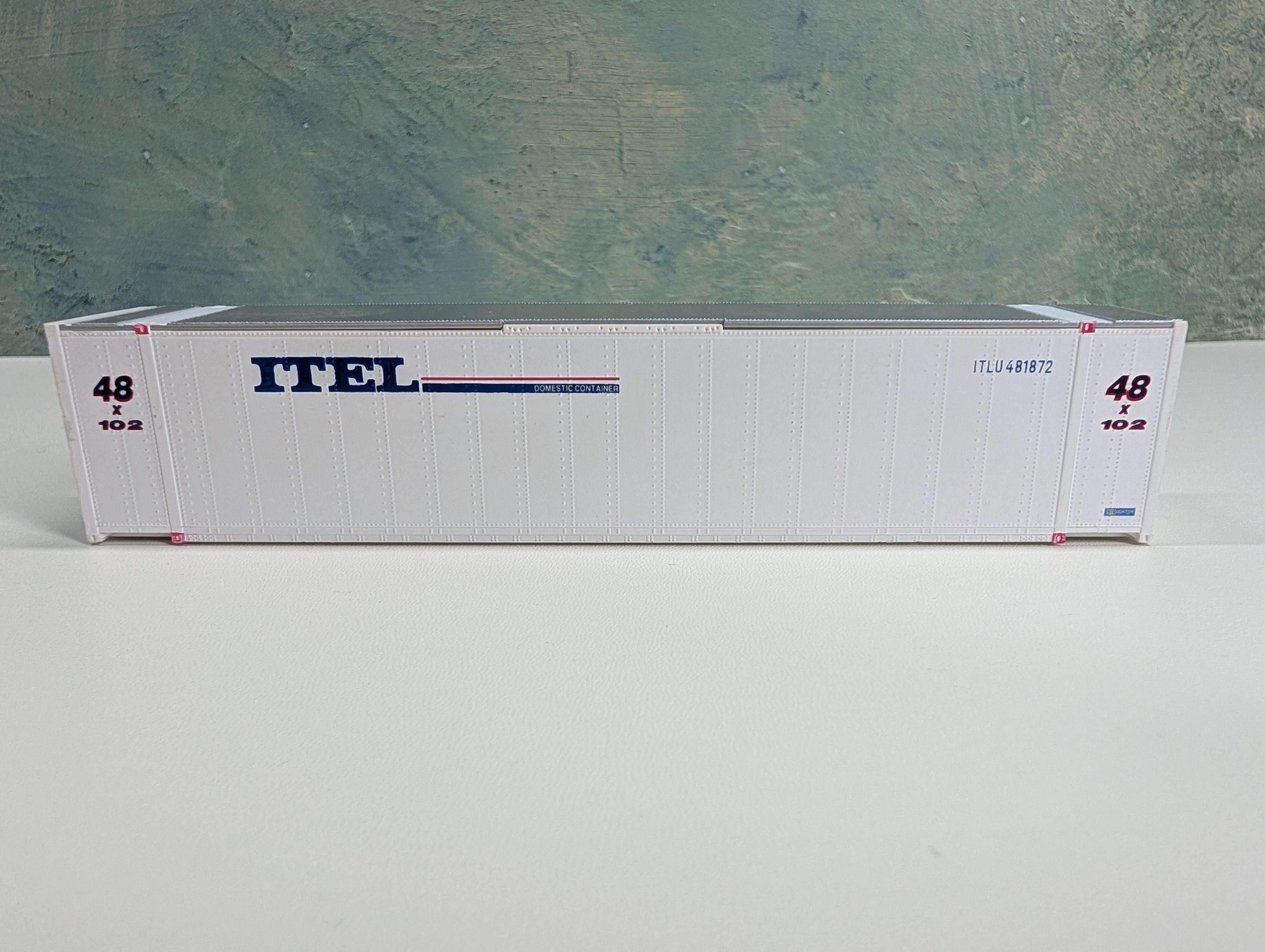 USED Walthers HO Scale 48' Smooth Container ITEL ITLU #481872