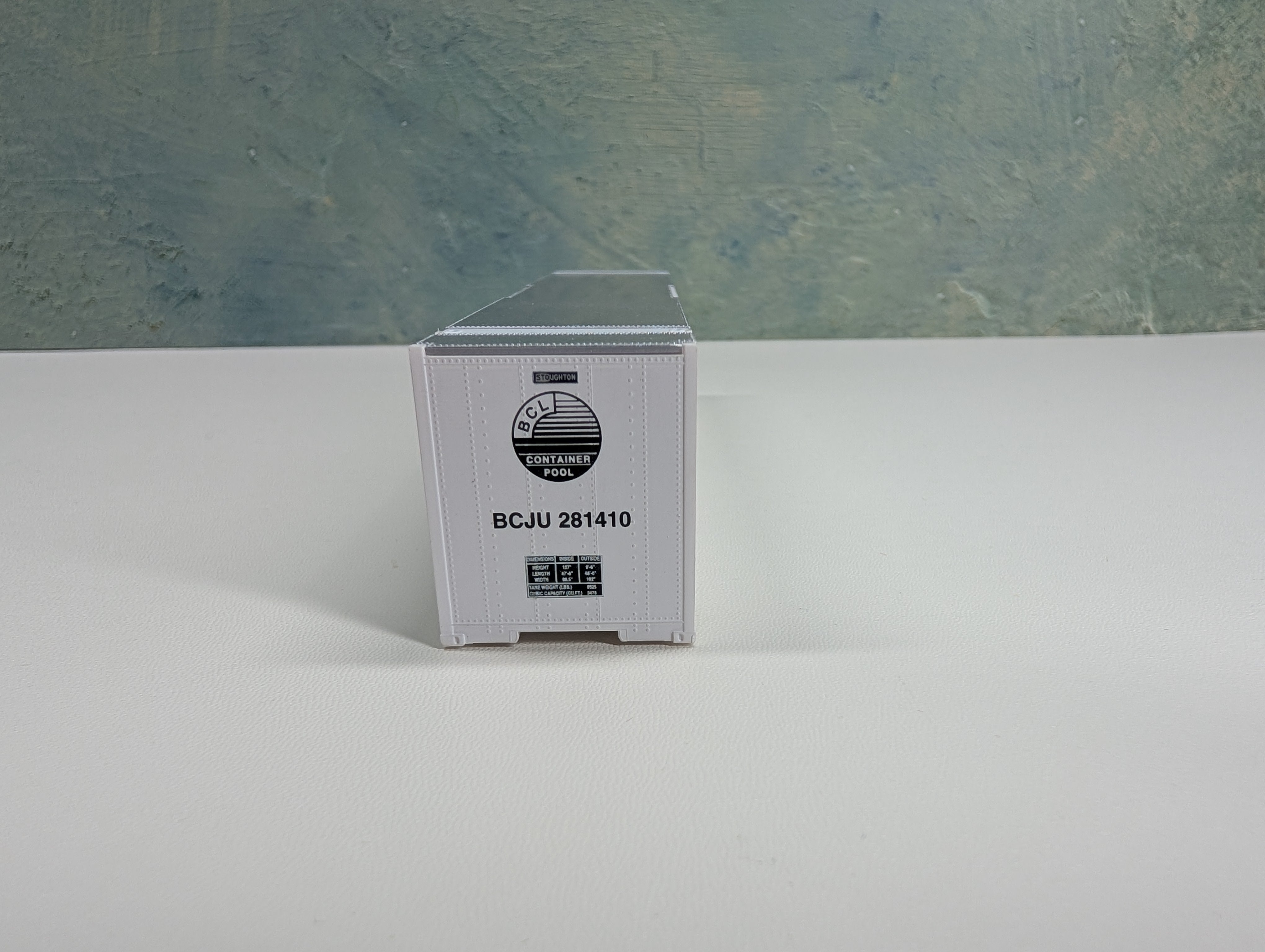 USED Walthers HO Scale 48' Smooth Container BCL Container Pool BCJU #281410