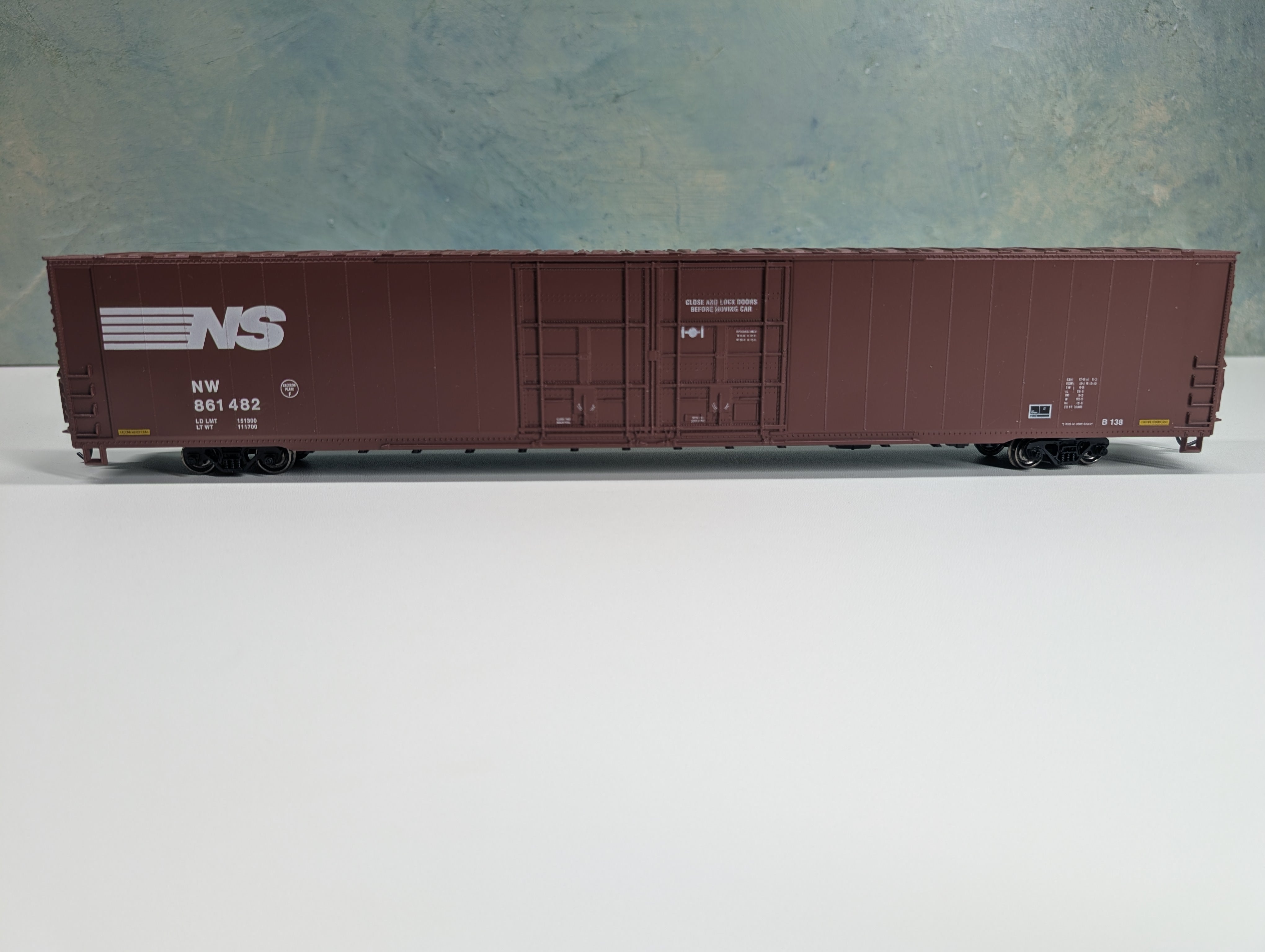 USED Athearn HO Scale 86' HI-Cube Box Car Norfolk Southern NW #861482