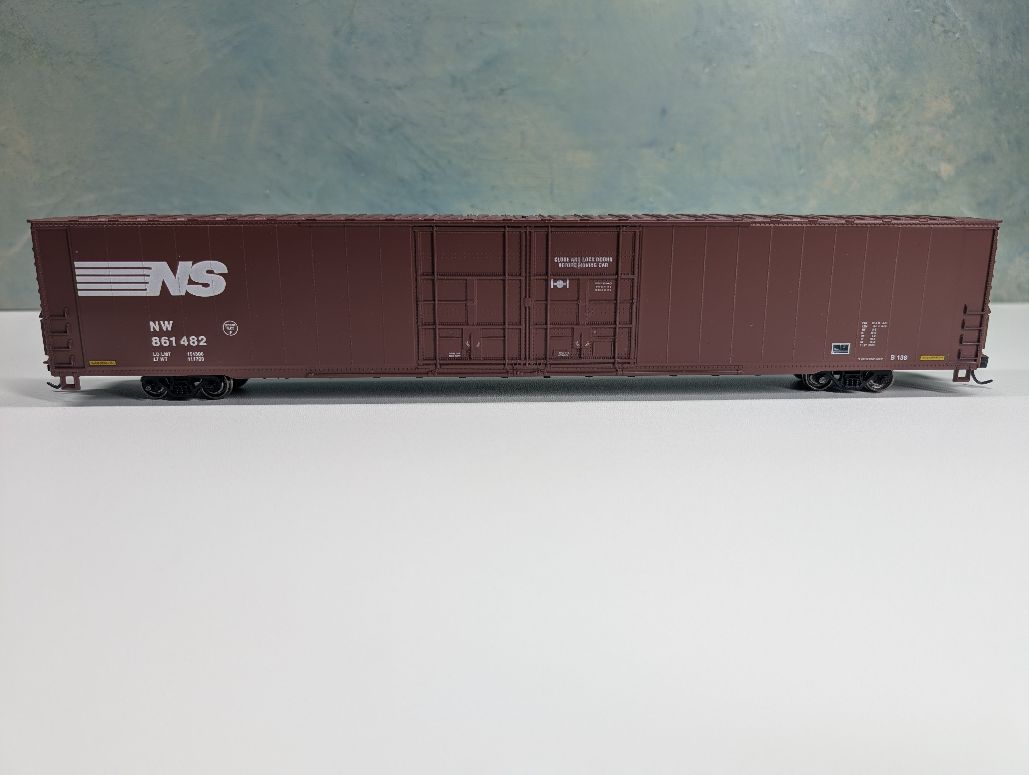 USED Athearn HO Scale 86' HI-Cube Box Car Norfolk Southern NW #861482