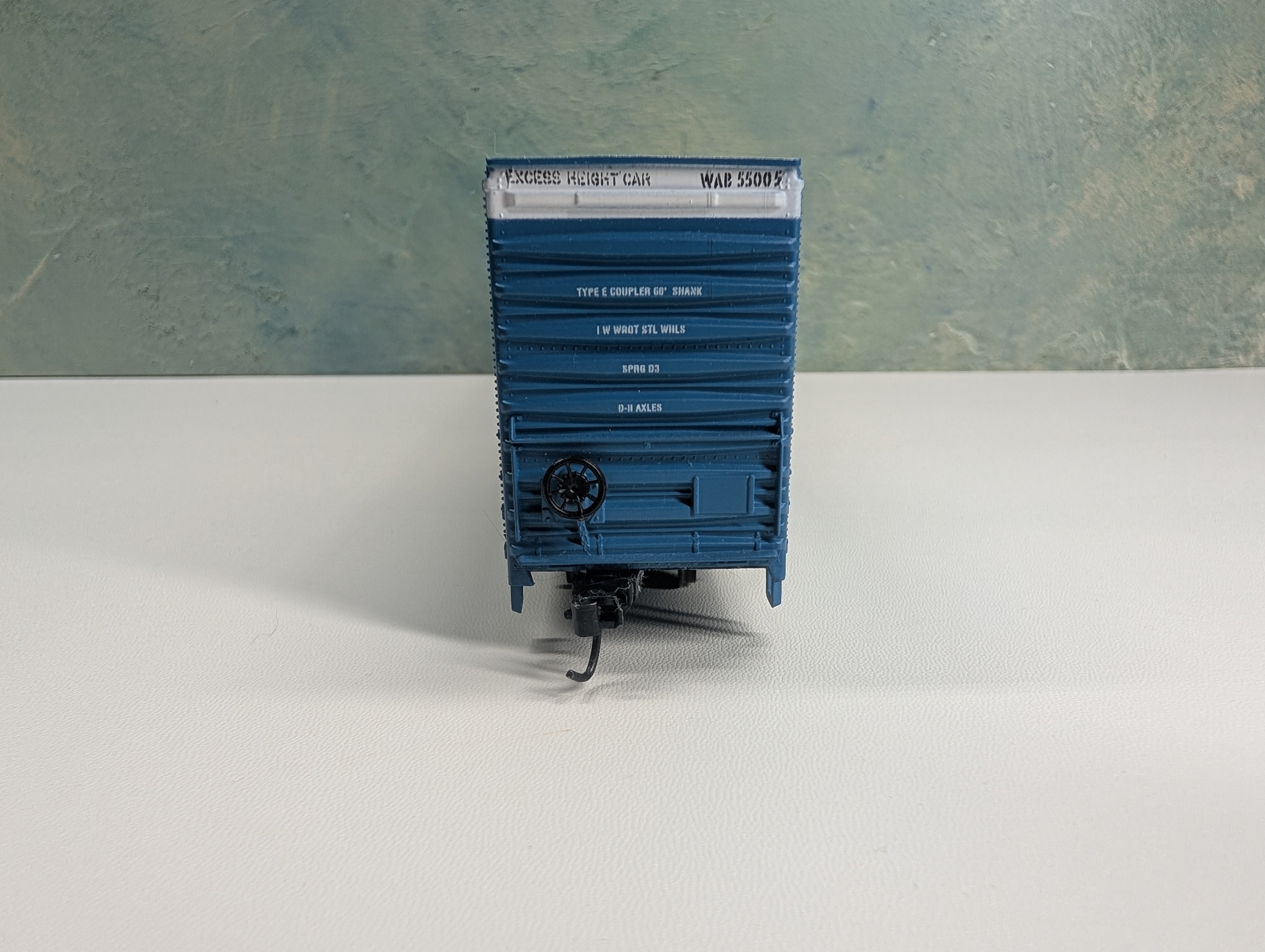 USED Athearn HO Scale 86' HI-Cube Box Car Wabash WAB #55005