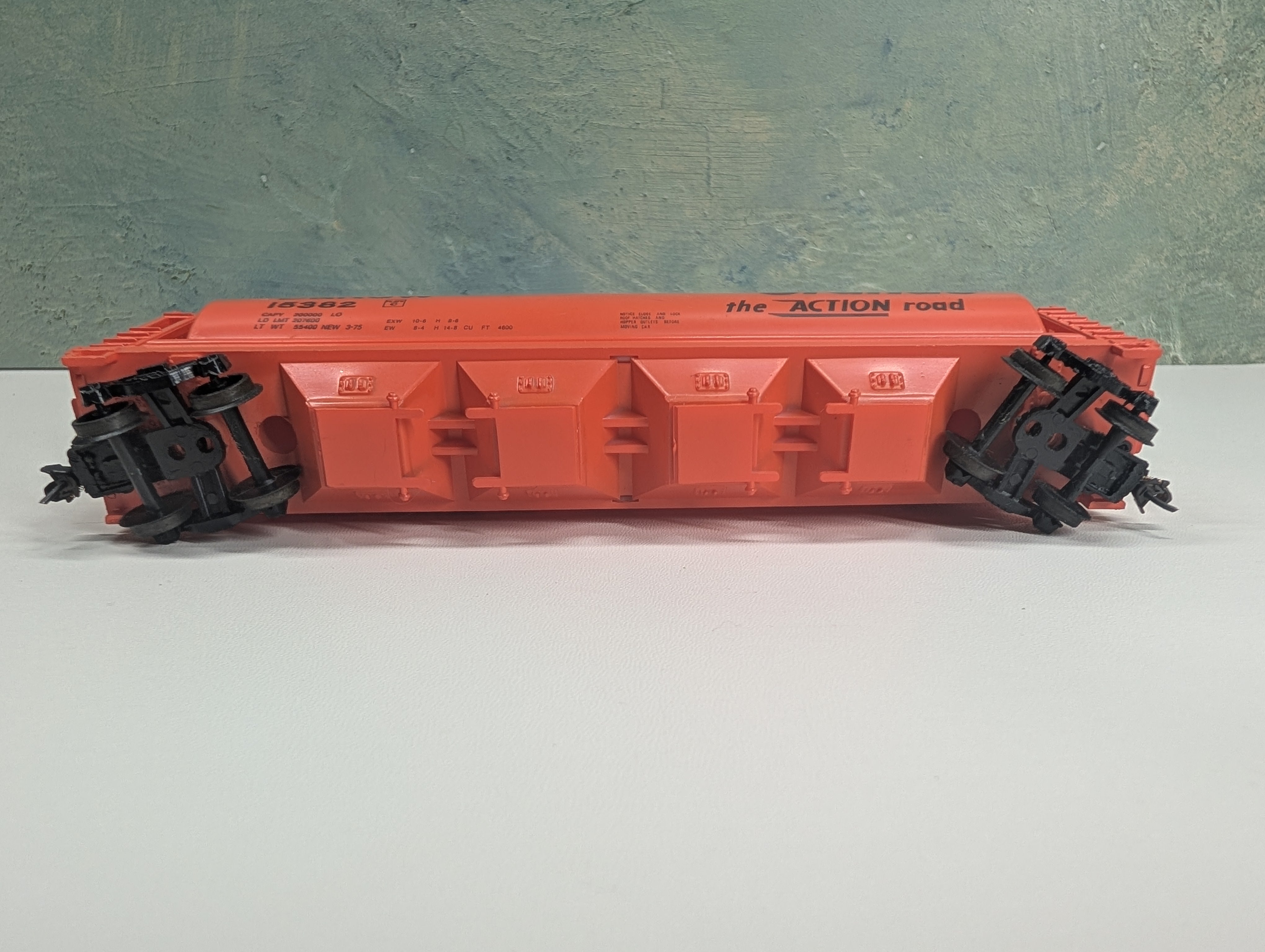 USED HO Scale Covered Hopper Rio Grande D&RGW #15382