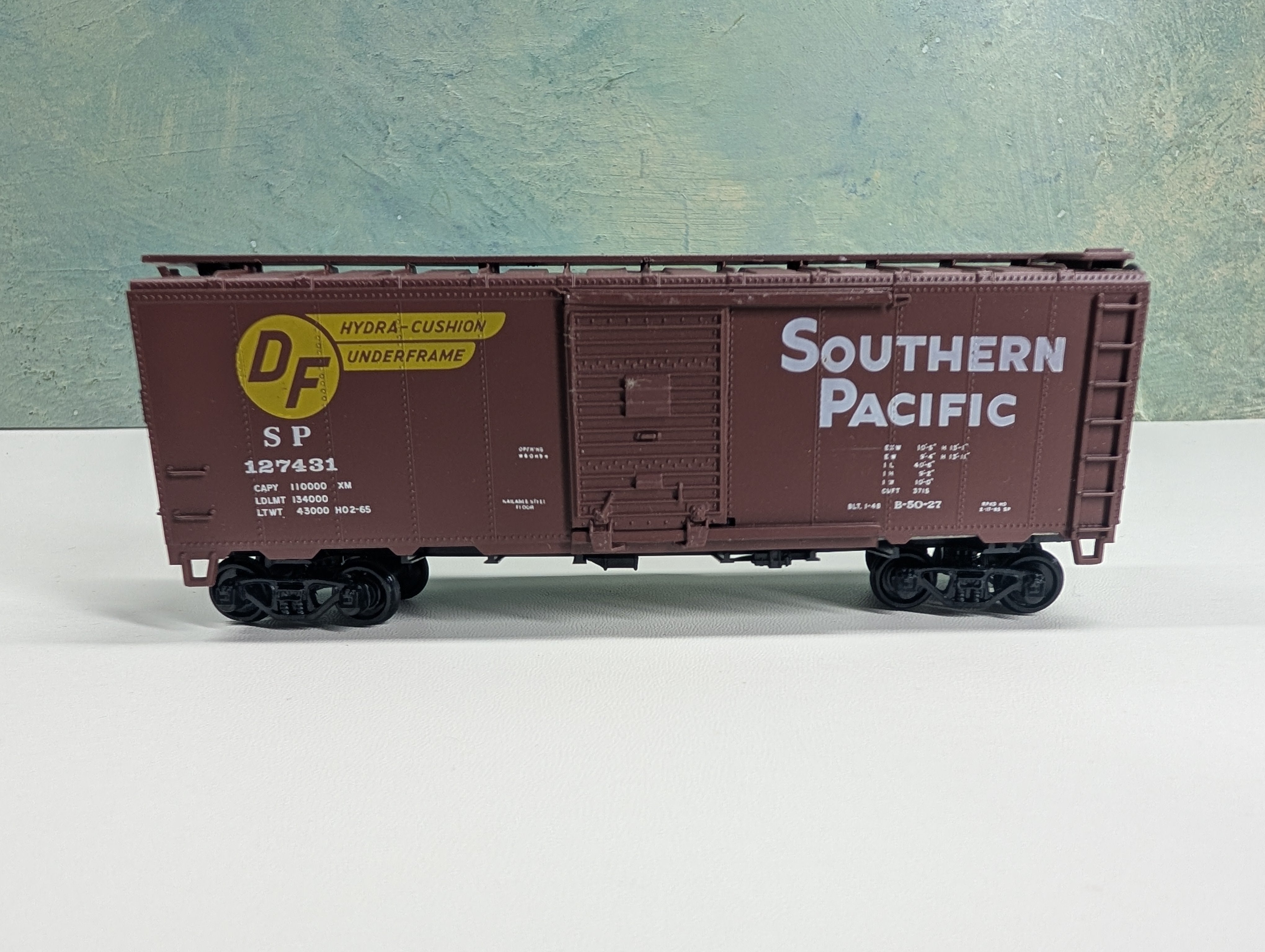 USED Athearn 1205 HO Scale 40' AAR Box Car Southern Pacific SP #127431