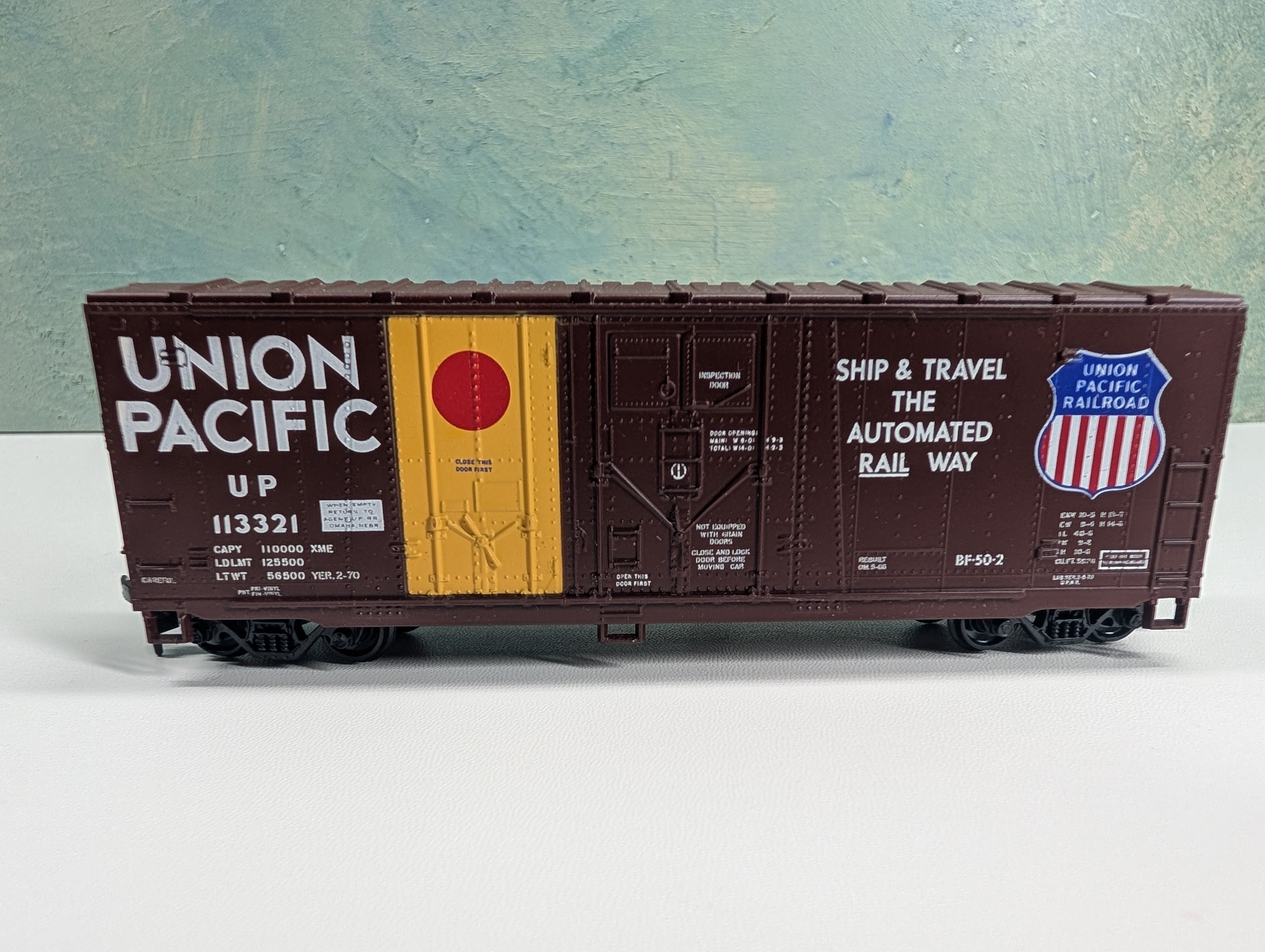USED Athearn HO Scale 40' Box Car Union Pacific UP #113321