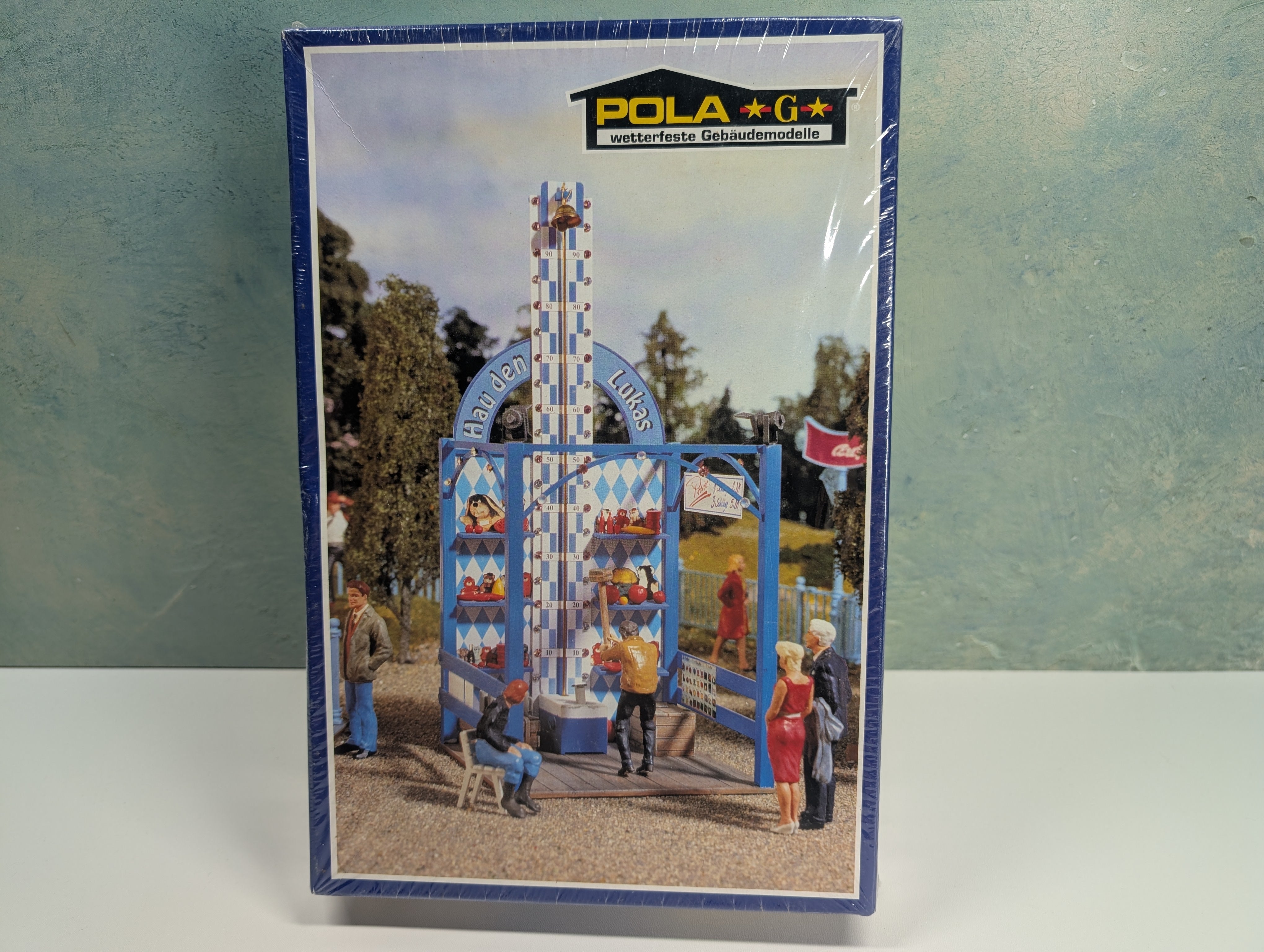 Pola 1877 G Scale Carnival Hammer Bell Game, Strongest Man Game
