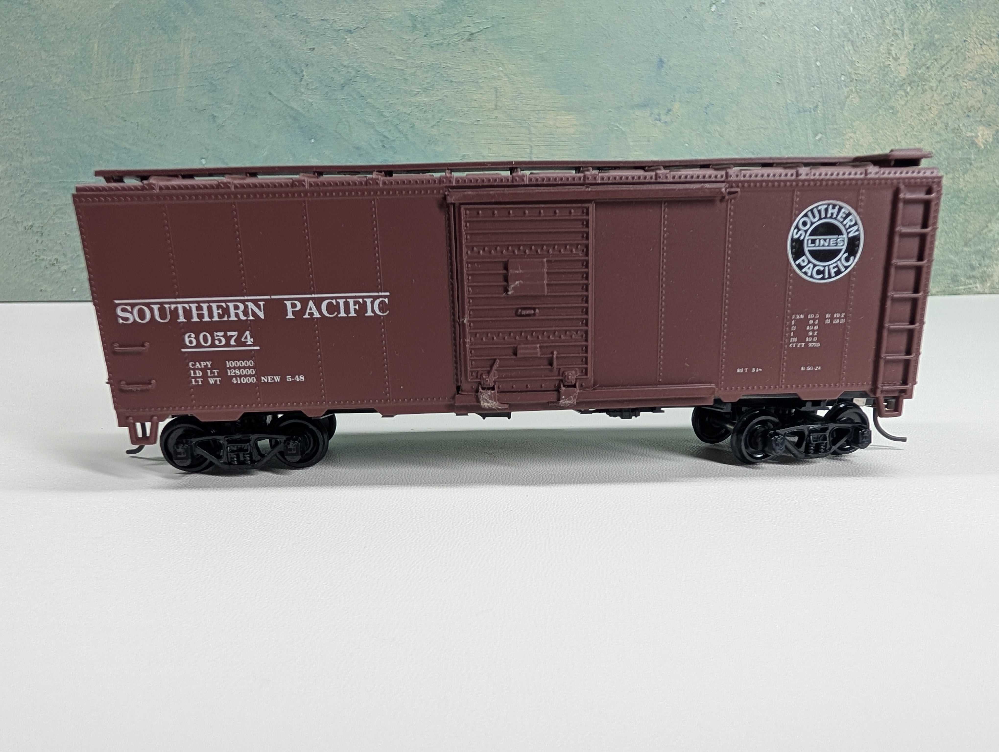 USED Athearn HO Scale 40' Box Car Southern Pacific SP #60574