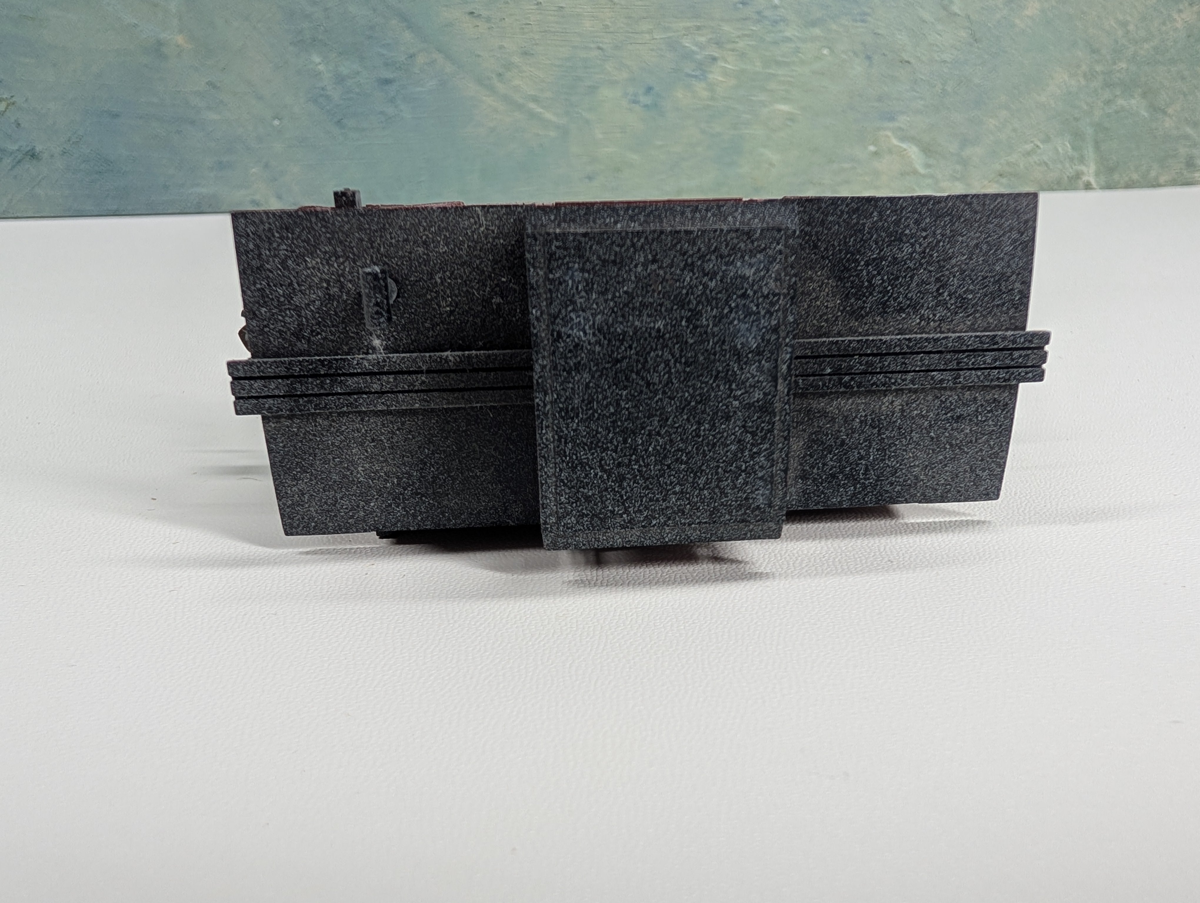 USED HO Scale Bobber Caboose w/ Figure Maryland & Pennsylvania #2005 Weathered