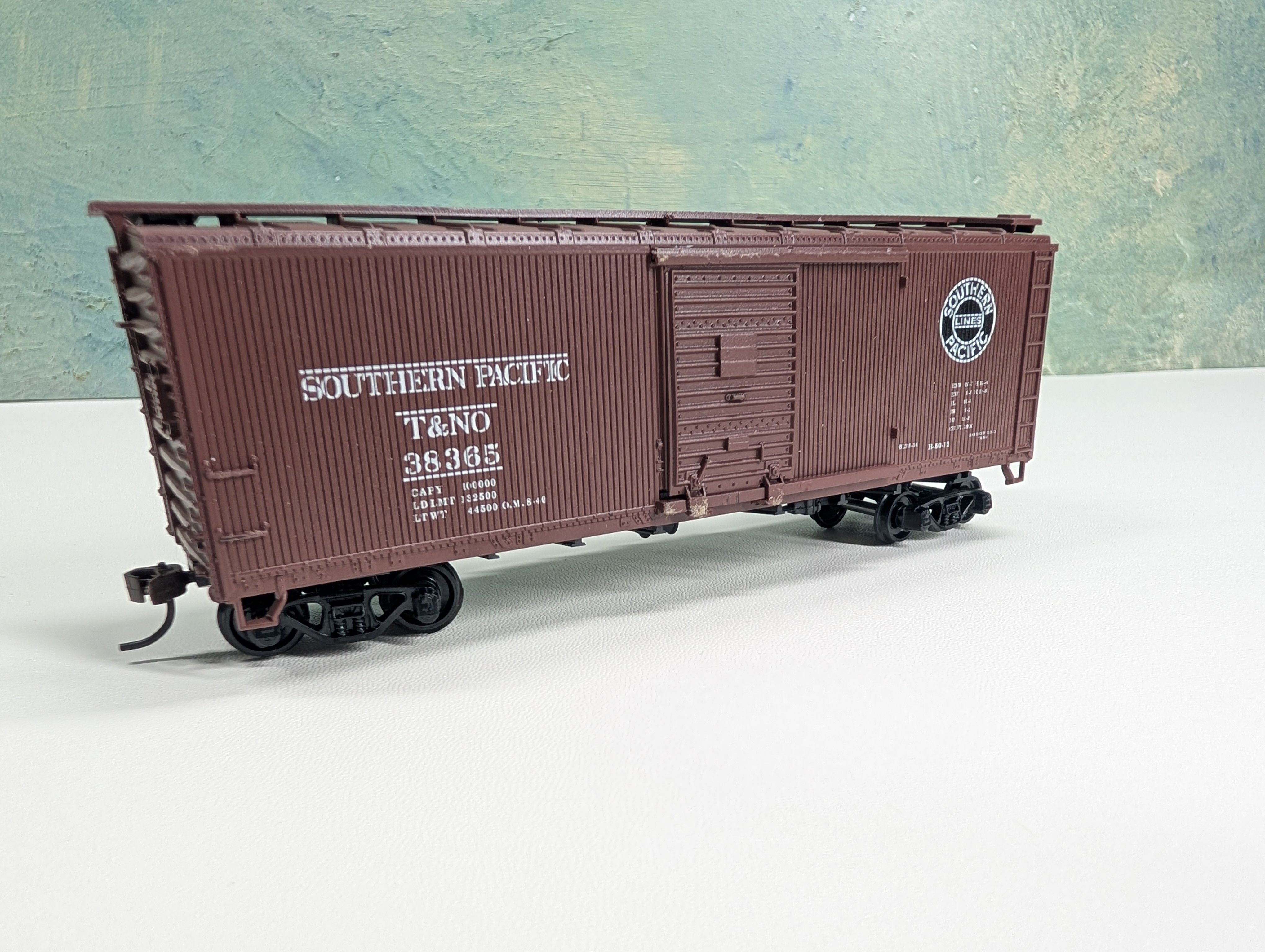 USED Athearn HO Scale 40' Wooden Box Car Southern Pacific T&NO #38365