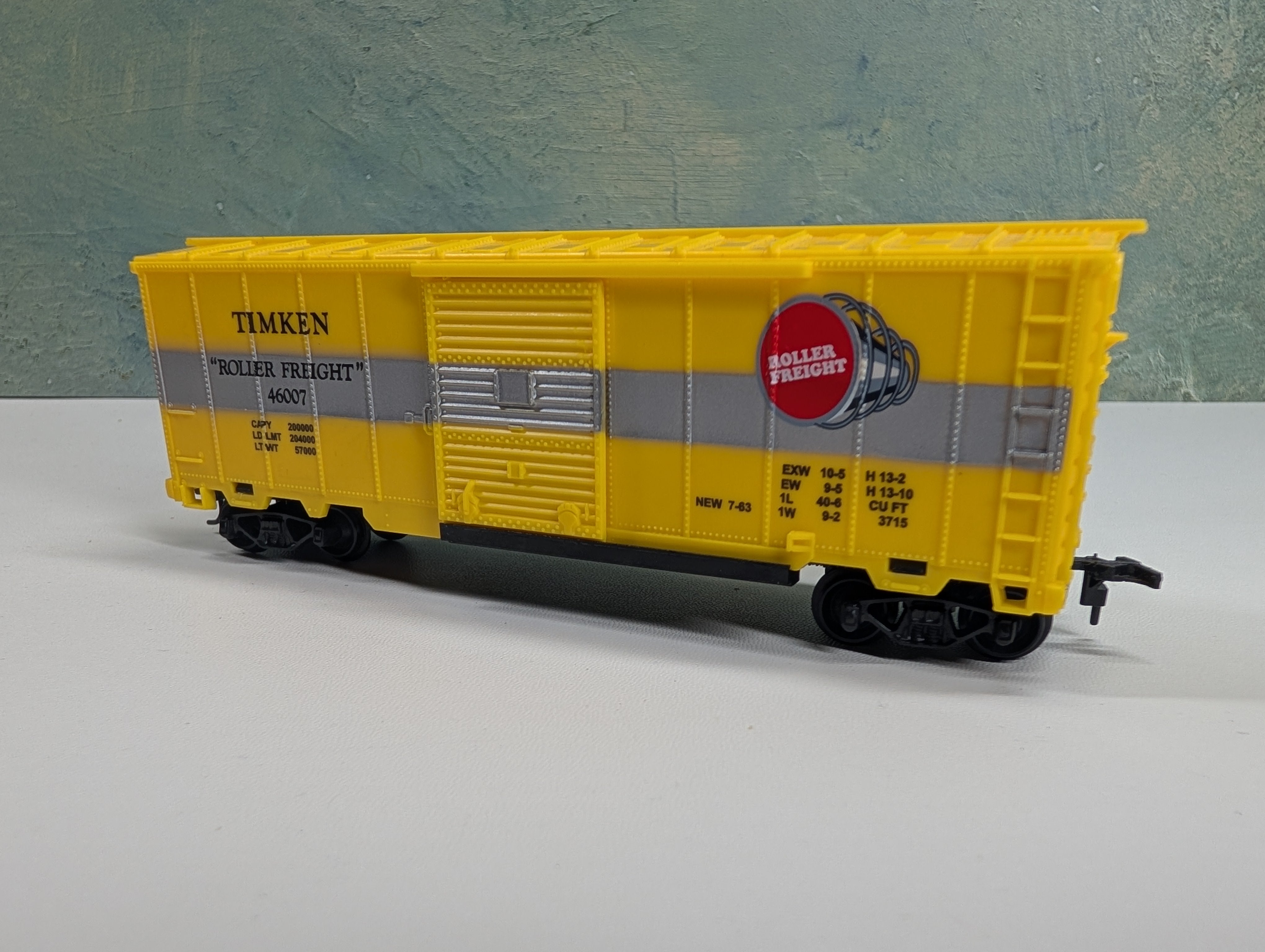 USED Model Power HO Scale 40' Box Car Timken #46007