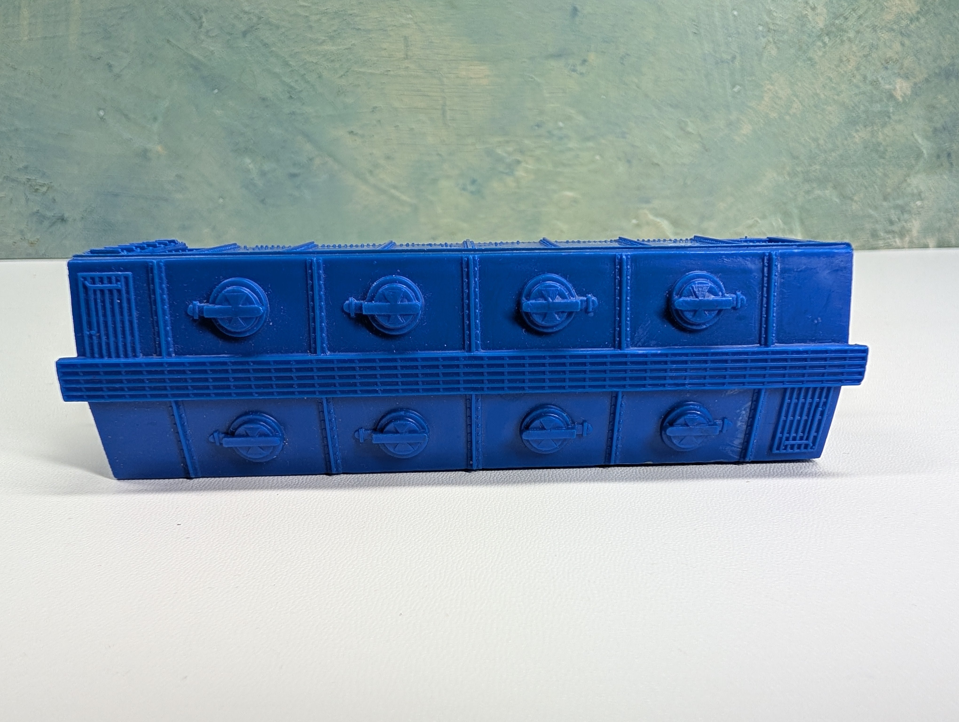 USED Marx HO Scale Covered Hopper, Rare Blue Lehigh Portland Cement LPCX #109