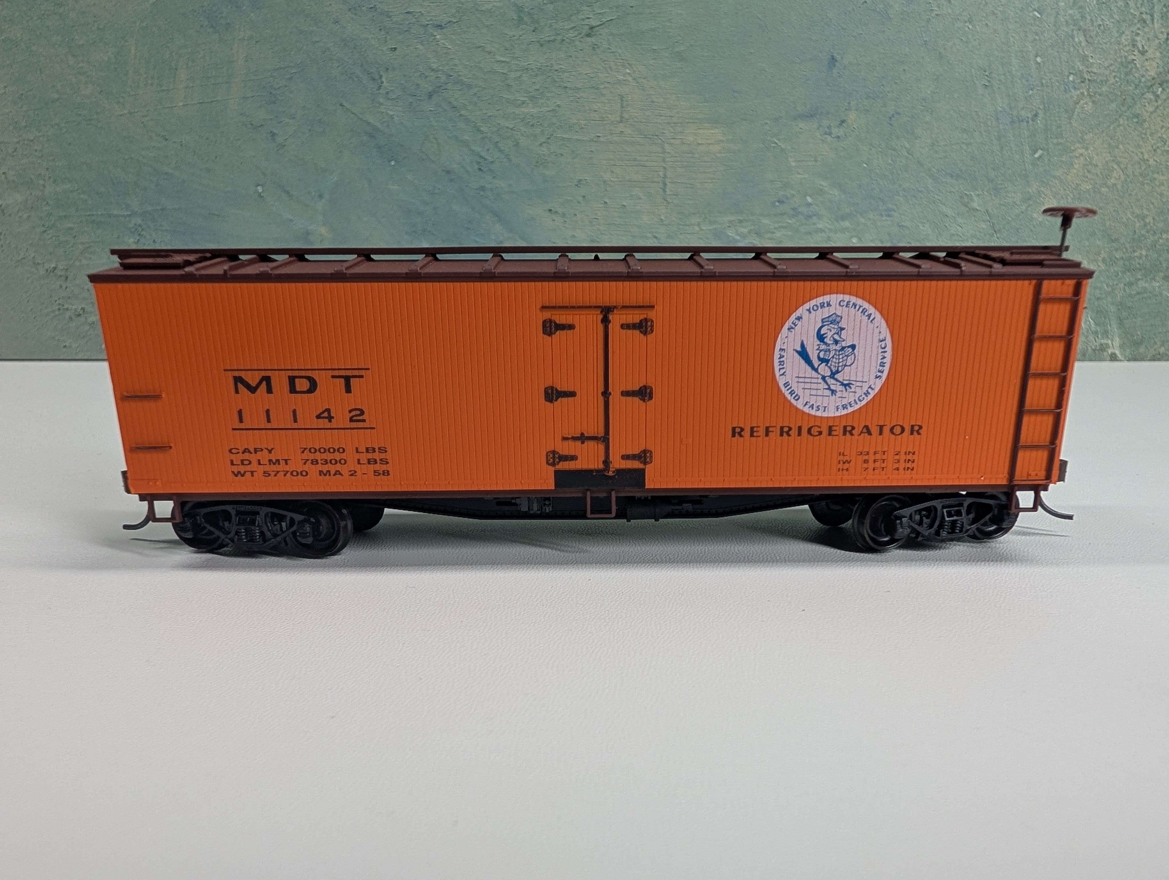 USED Accurail HO Scale Wooden Reefer MDT #11142