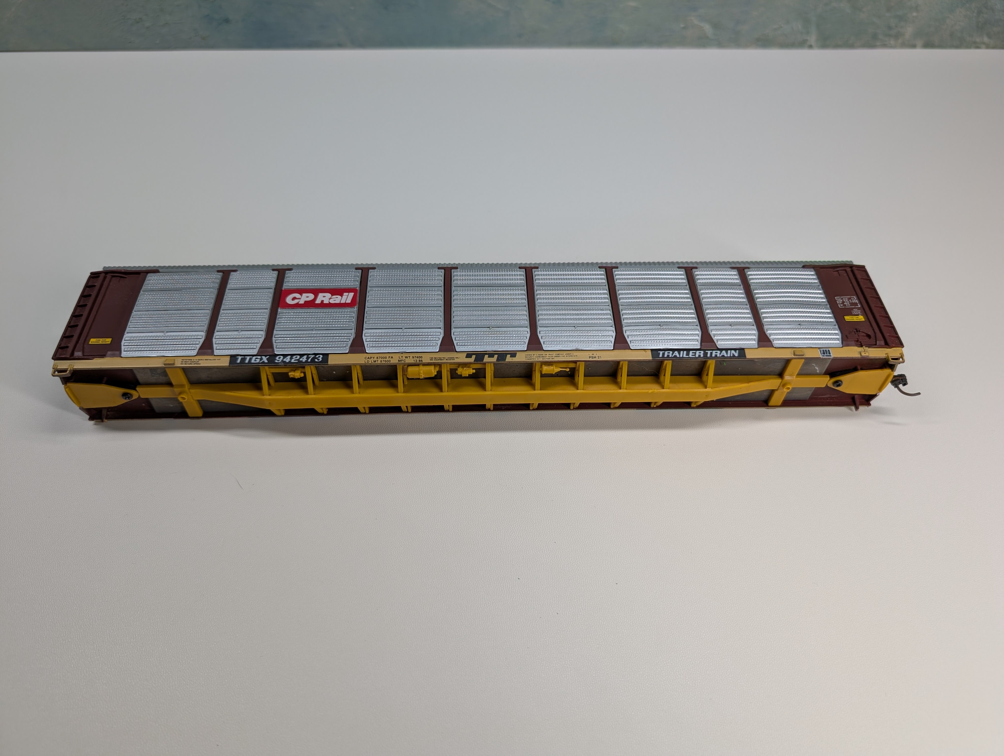 USED Walthers HO Scale Auotcarrier (Missing Parts) CP Rail TTGX #942473
