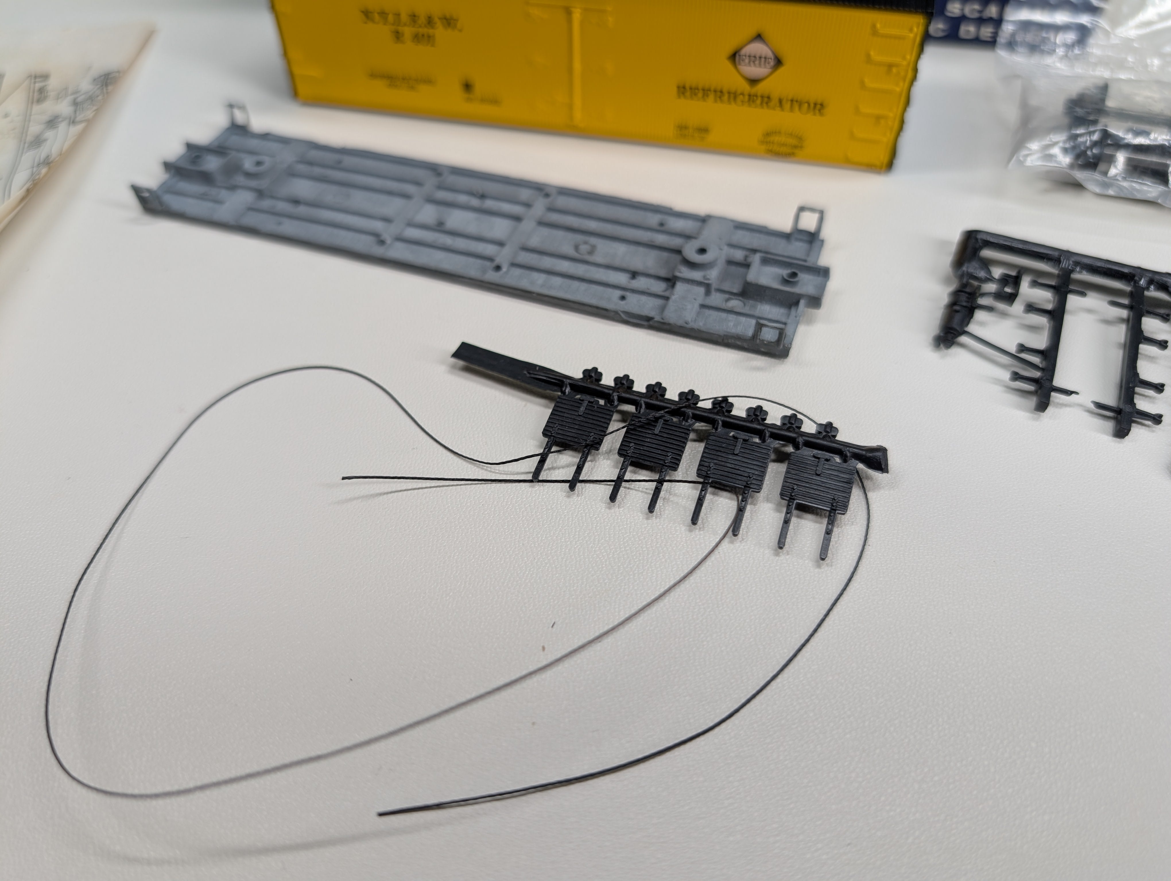 USED Roundhouse HO Scale Old Time Reefer Car Erie NYLE&W #R401 Kit