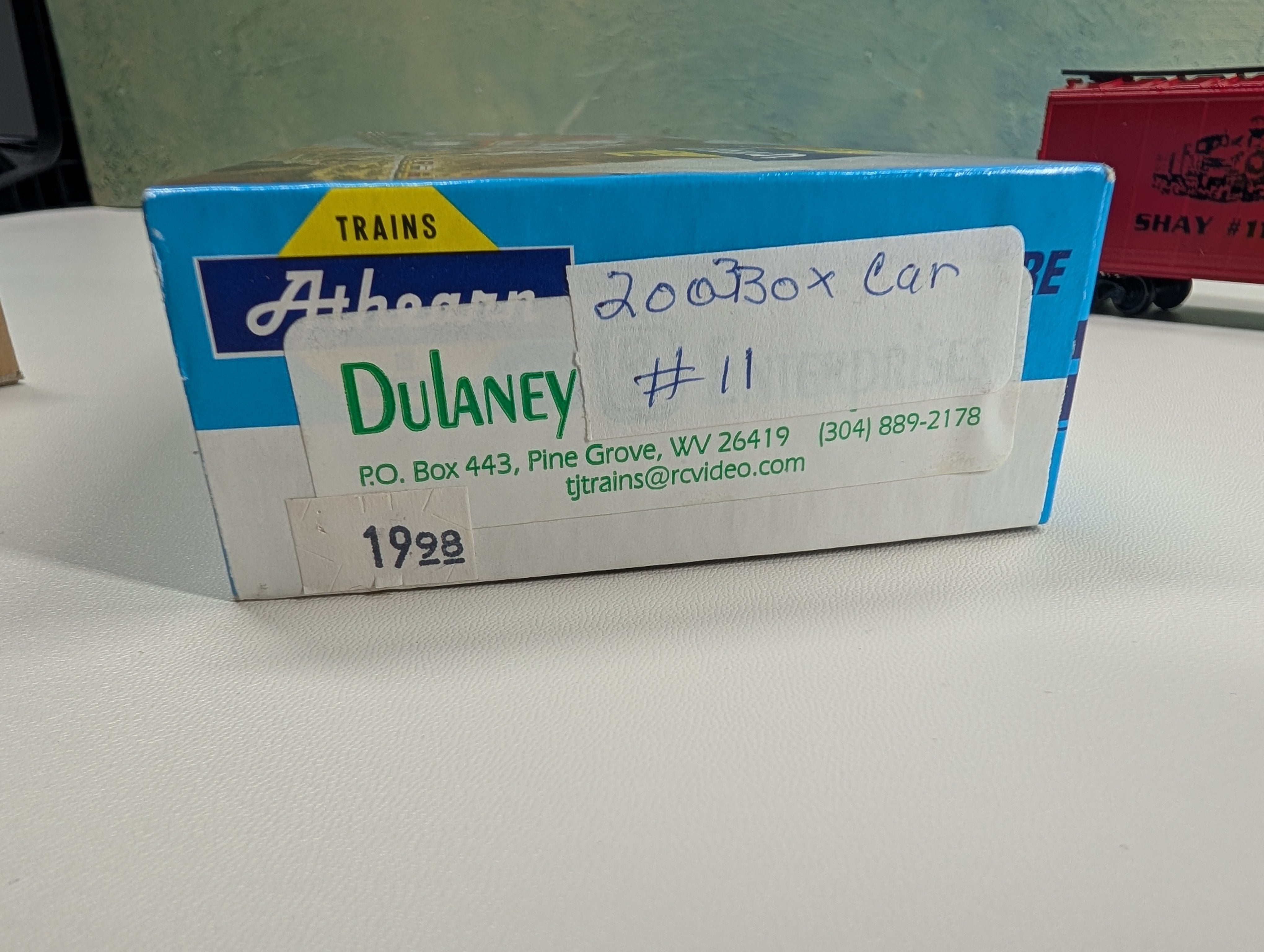 USED Athearn HO Scale 50' Box Car Cass Scenic RR Shay #11 #2003 Dulaney Special Run