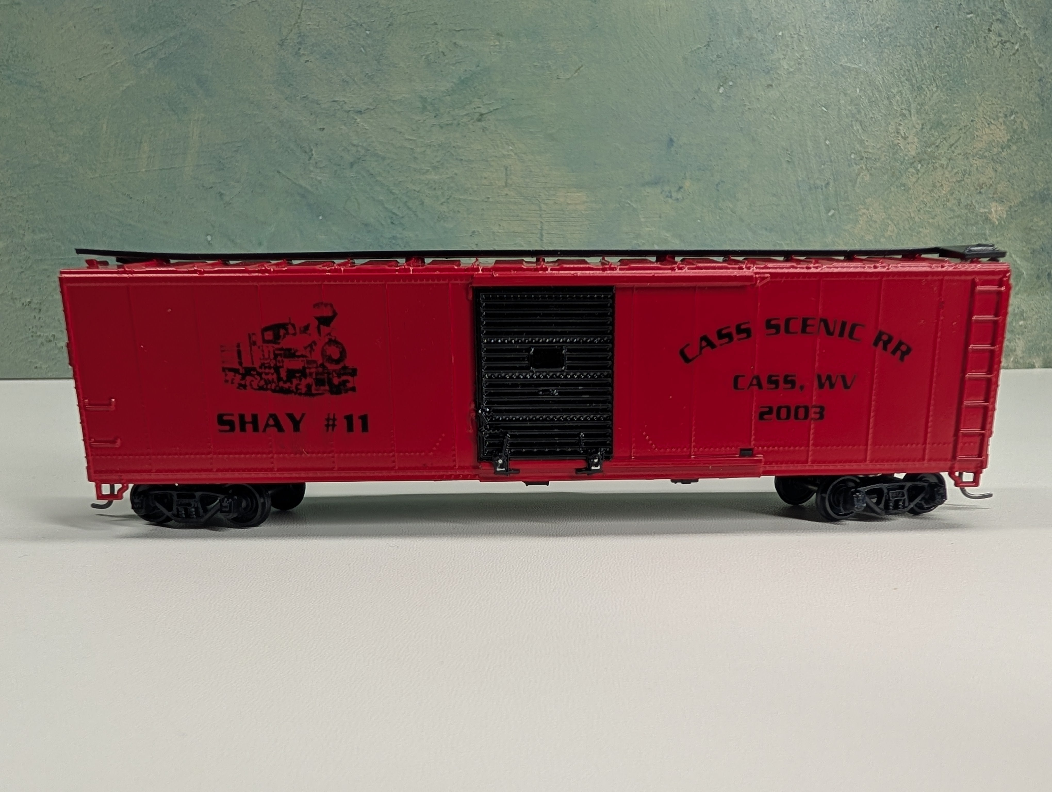 USED Athearn HO Scale 50' Box Car Cass Scenic RR Shay #11 #2003 Dulaney Special Run