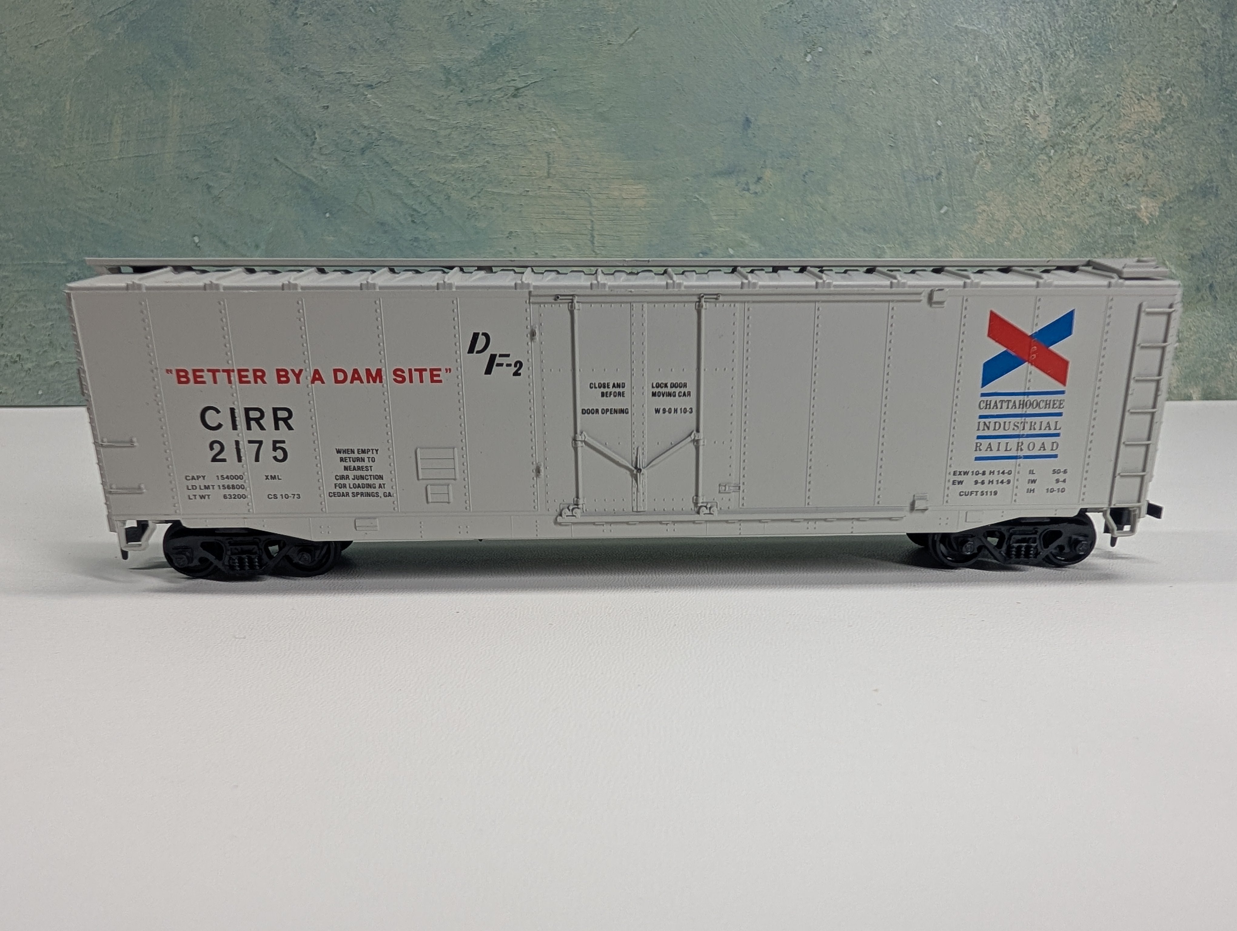 USED Athearn HO Scale 50' Box Car Chattahoochee Industrial Railroad CIRR #2175