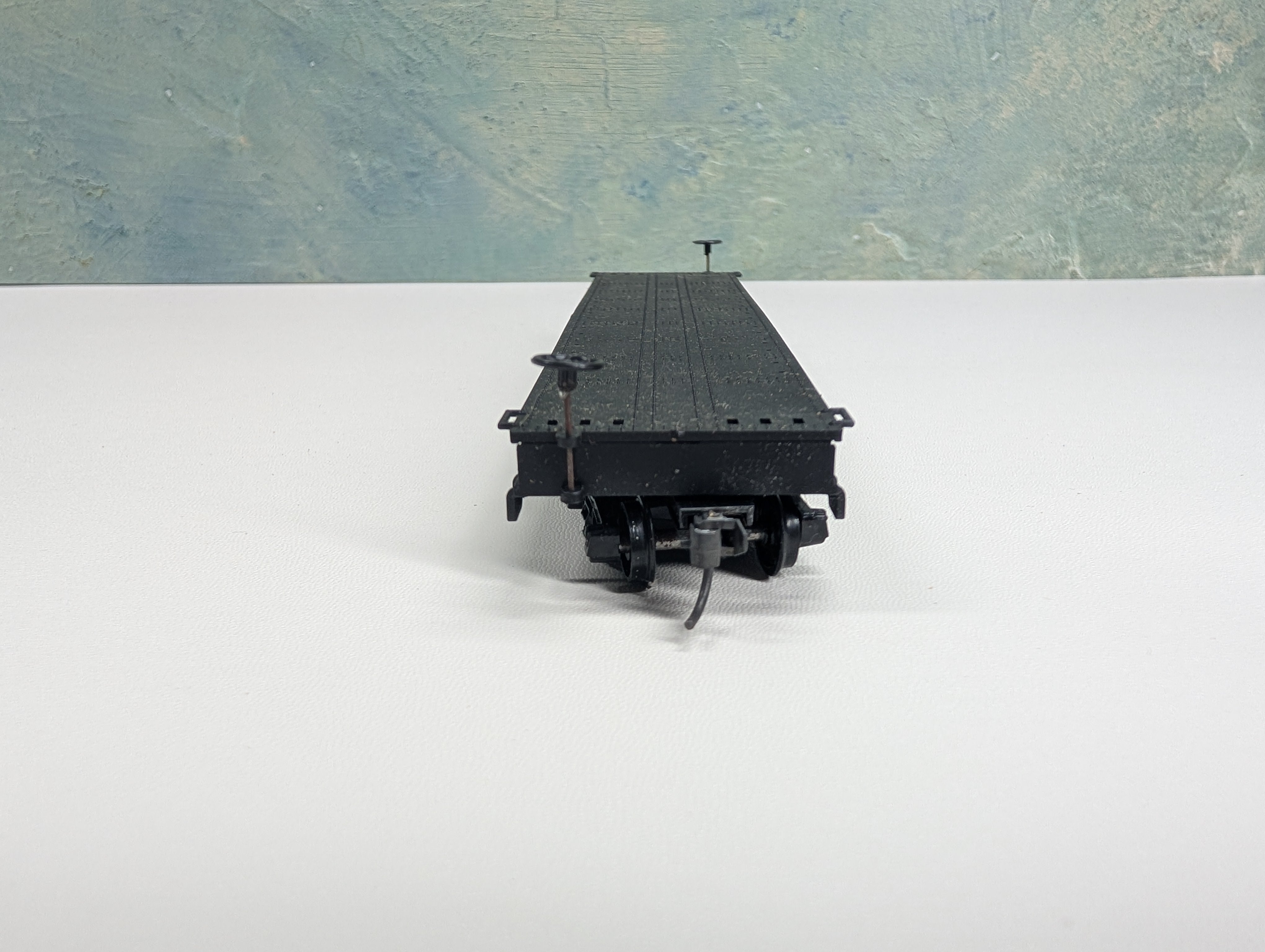 USED Athearn HO Scale Heavy Duty Flat Car Erie #8087