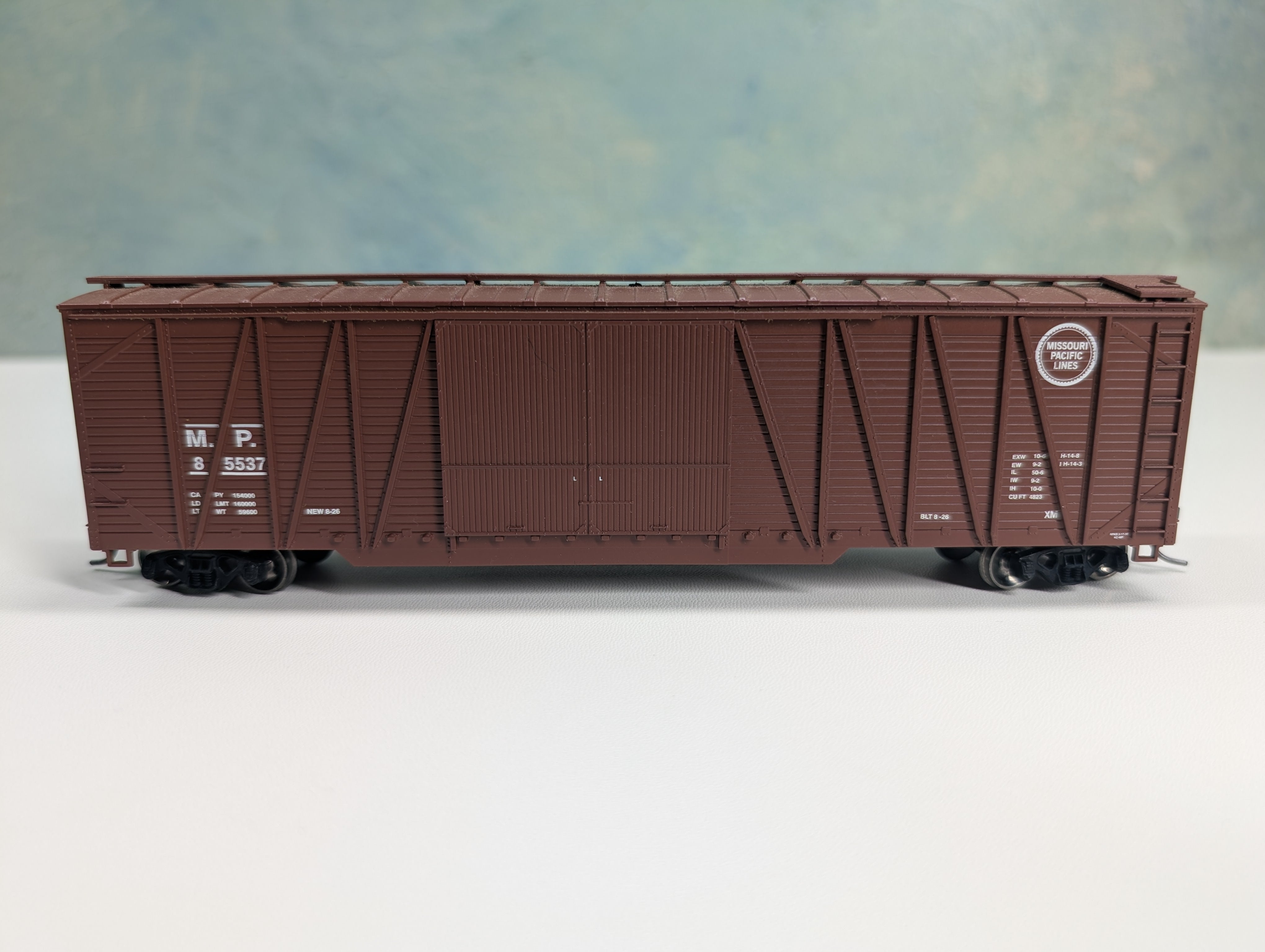 USED Athearn Roundhouse 84415 HO Scale 50' Single Sheath Auto Box Car Missouri Pacific MP #85537