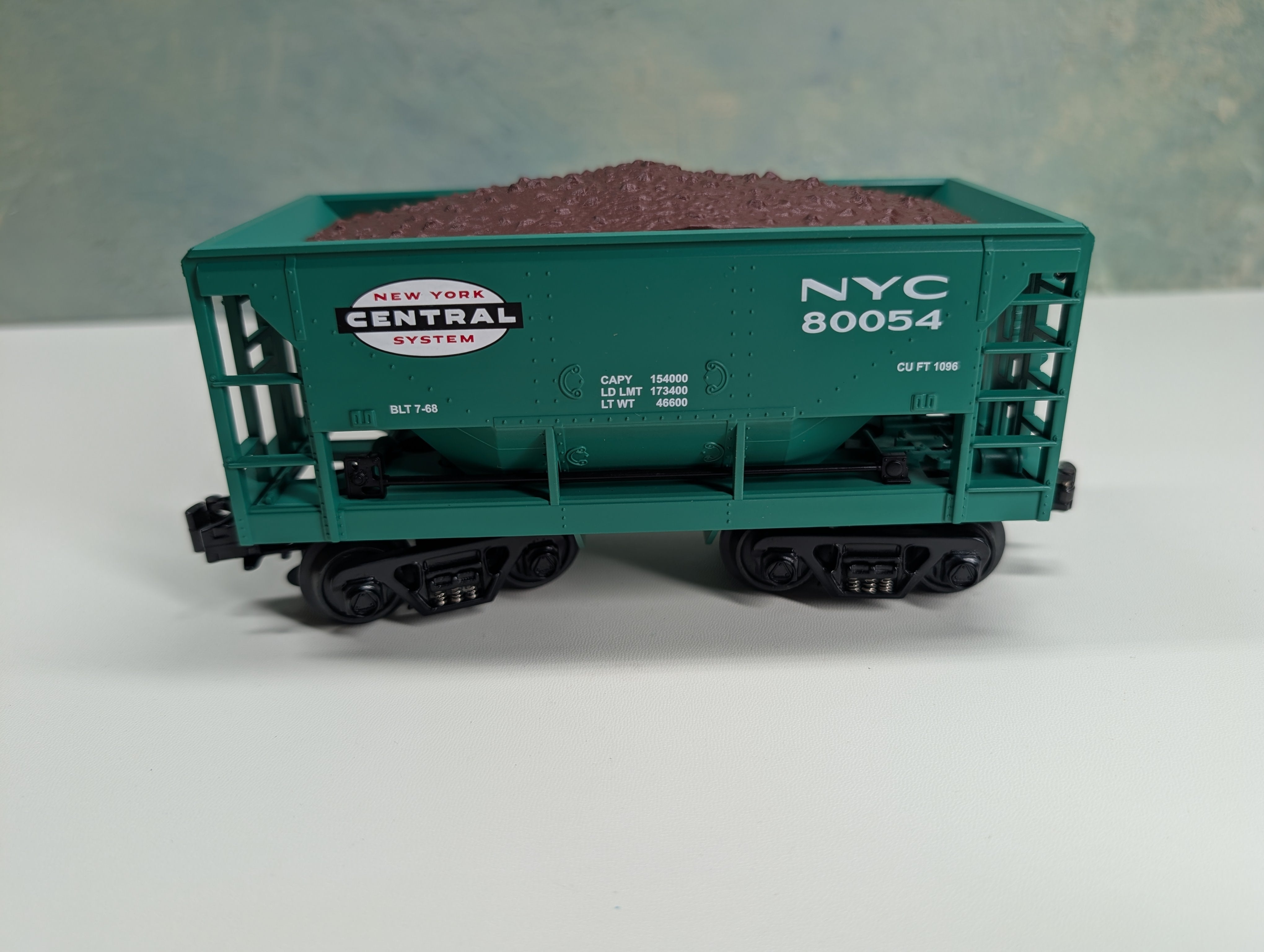 USED MTH Rail King 30-75116 O Ore Car w/ Load New York Central #80054
