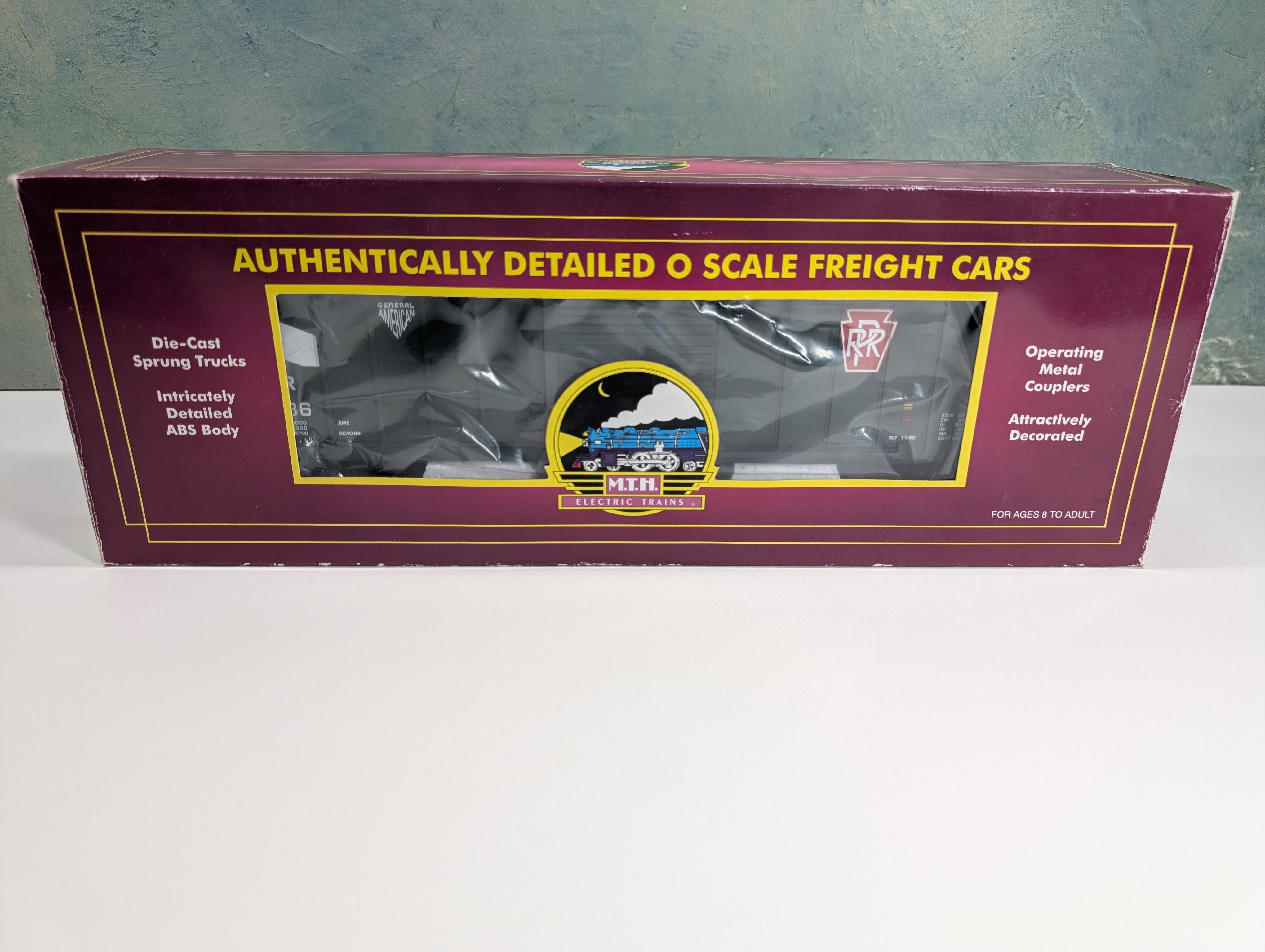 USED MTH Premier 20-90003b O 50' Single Door Box Car Pennsylvania #47136