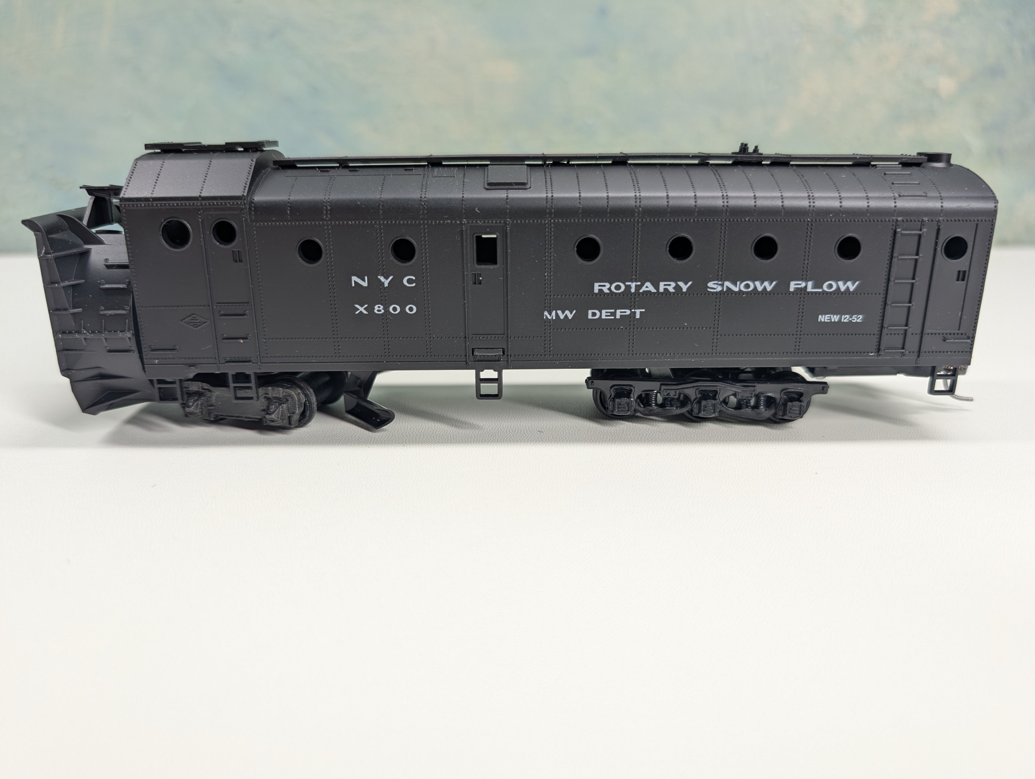 USED Athearn 1197 HO Scale Rotary Snow Plow New York Central NYC #X800 MW Dept