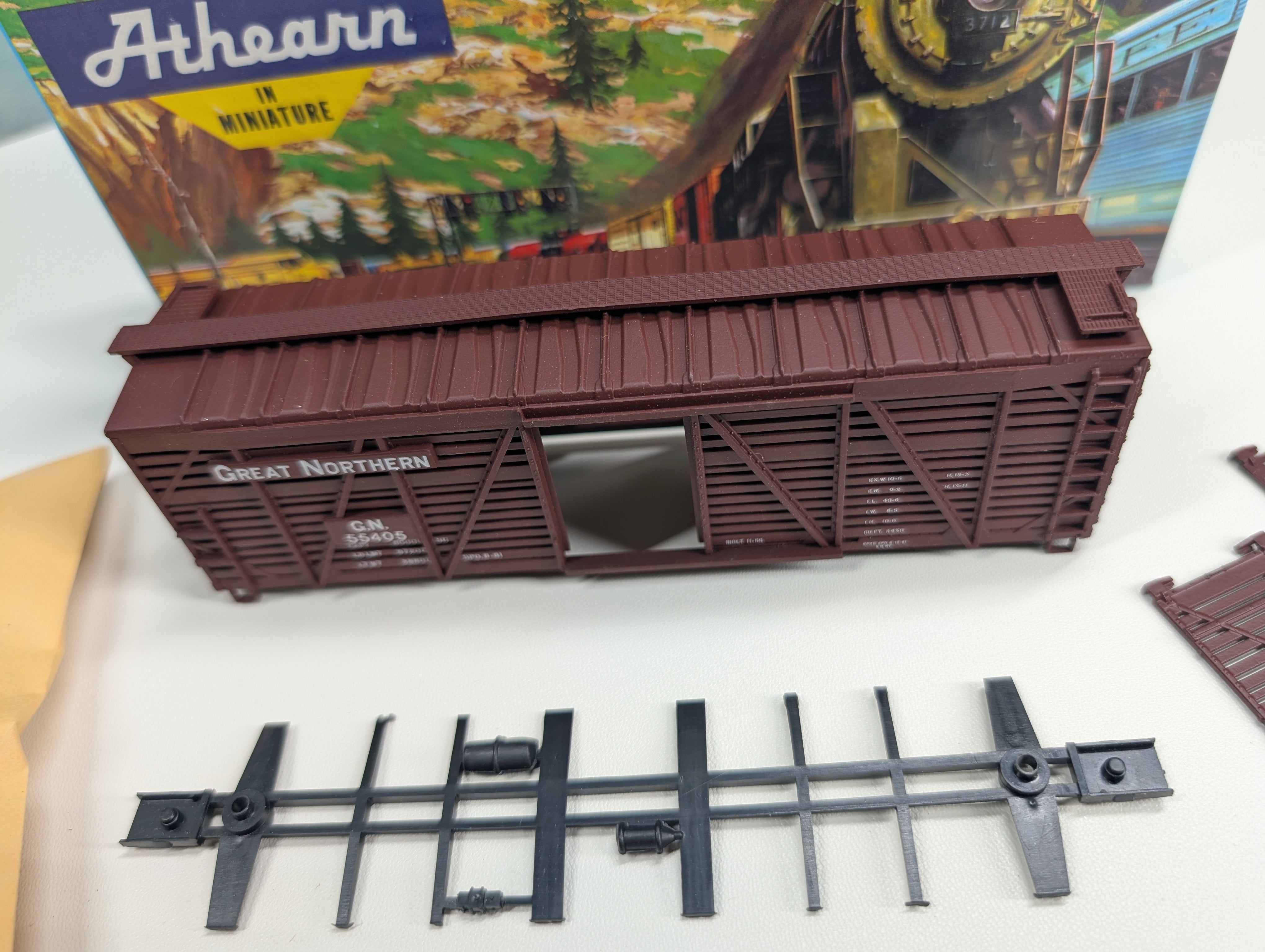 USED Athearn 1771 HO Scale Stock Car Great Northern GN #55405 KIT