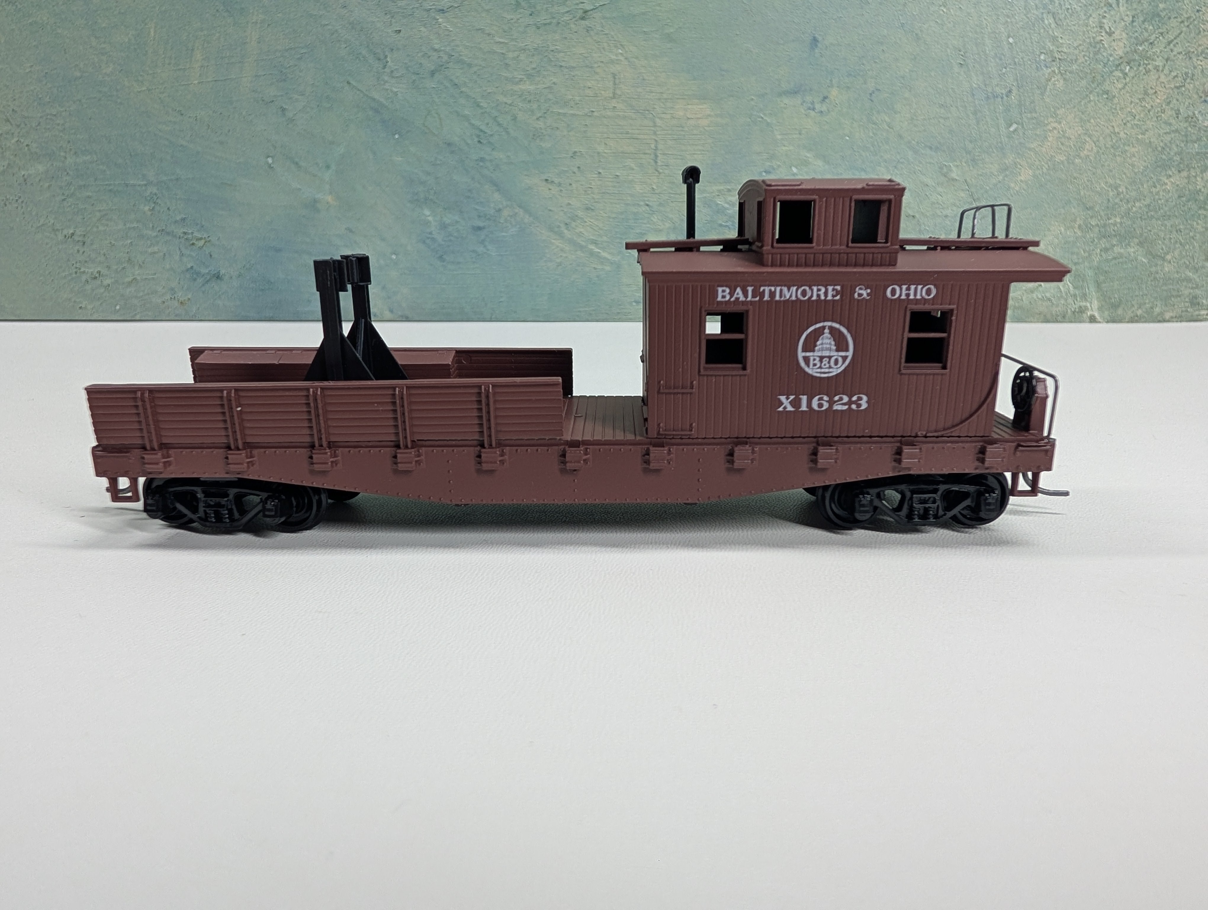 USED Athearn HO Scale Work Caboose Baltimore and Ohio B&O #X1623