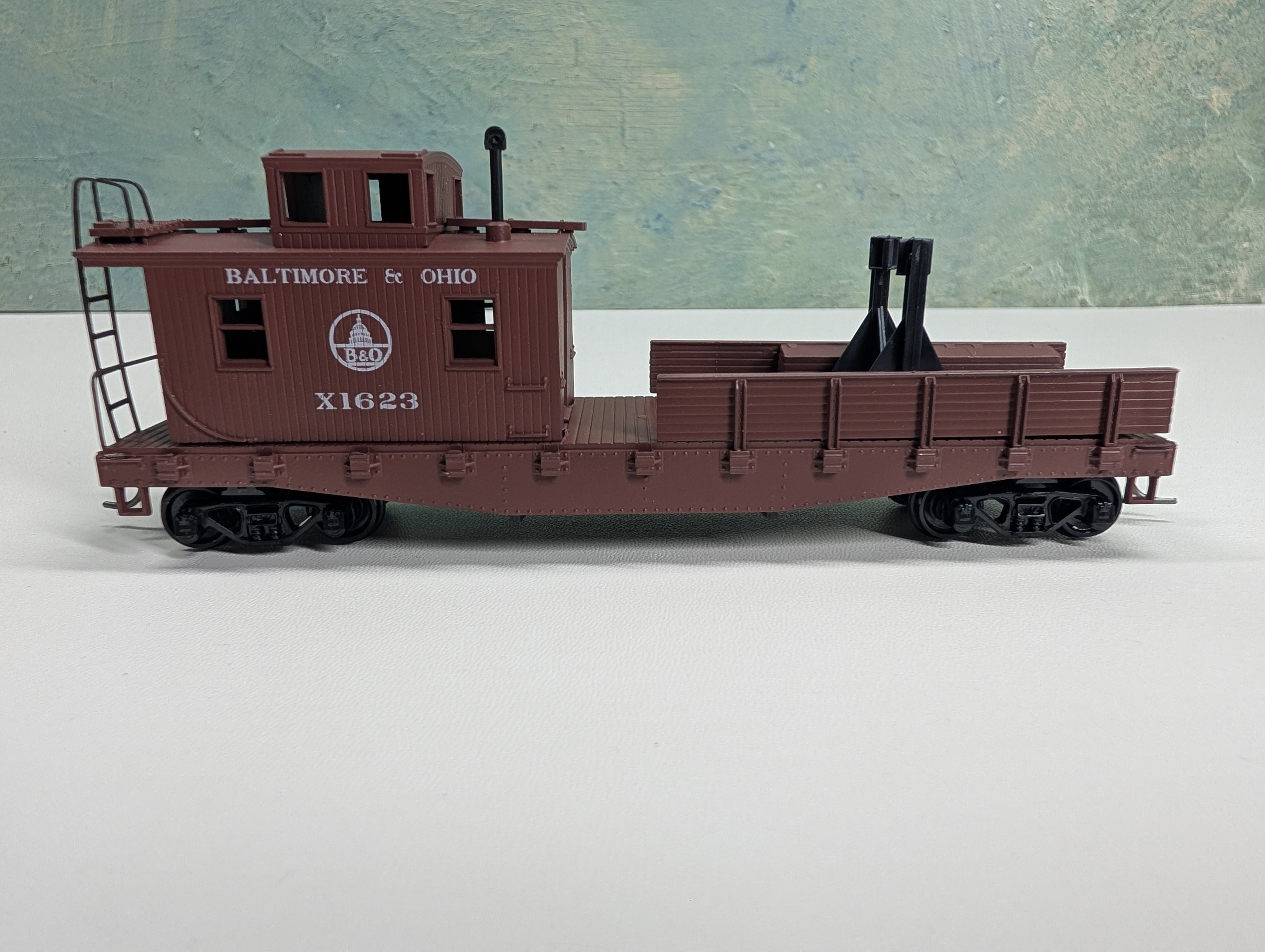 USED Athearn HO Scale Work Caboose Baltimore and Ohio B&O #X1623