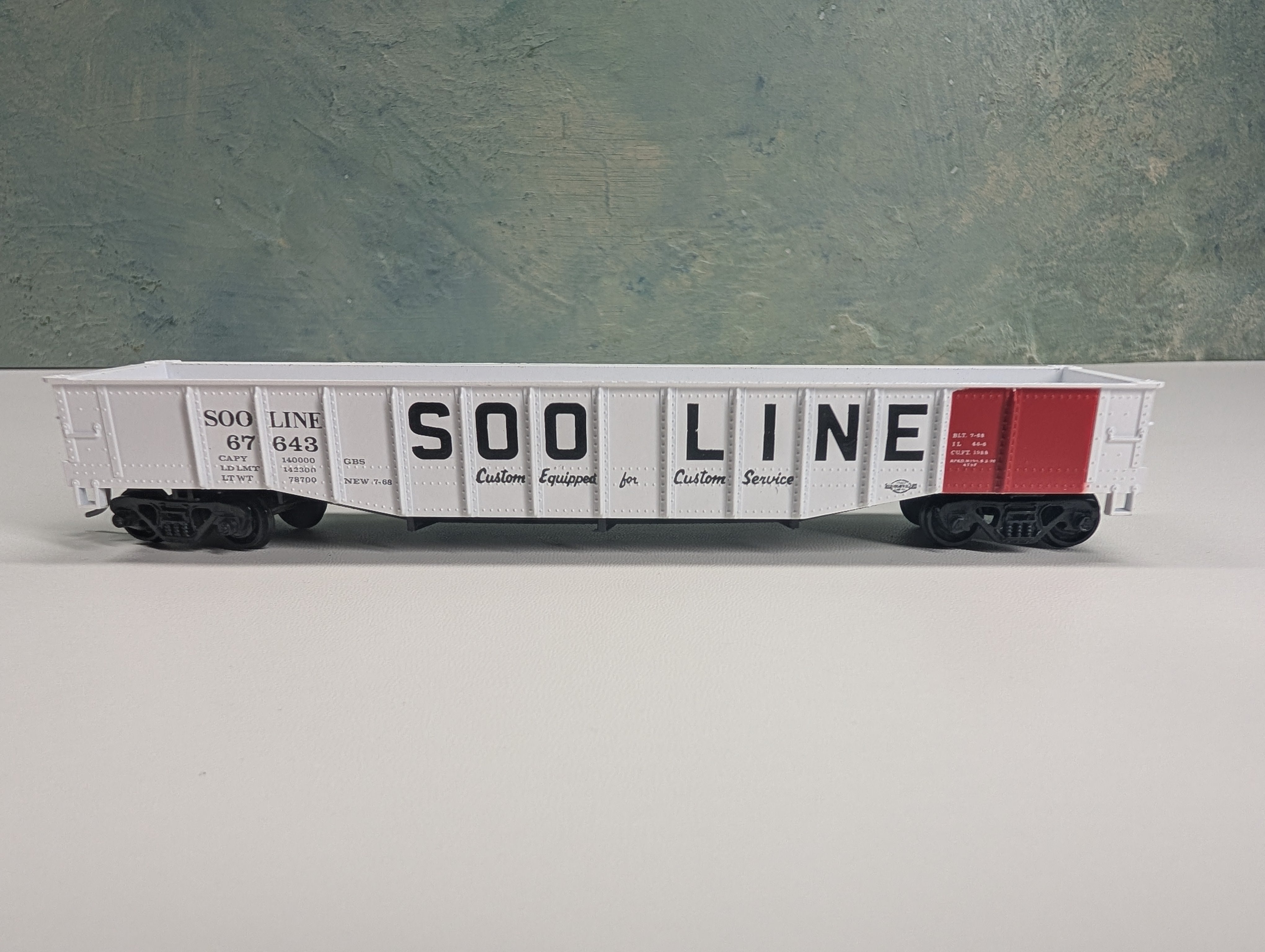 USED Athearn HO Scale Gondola SOO Line #67643