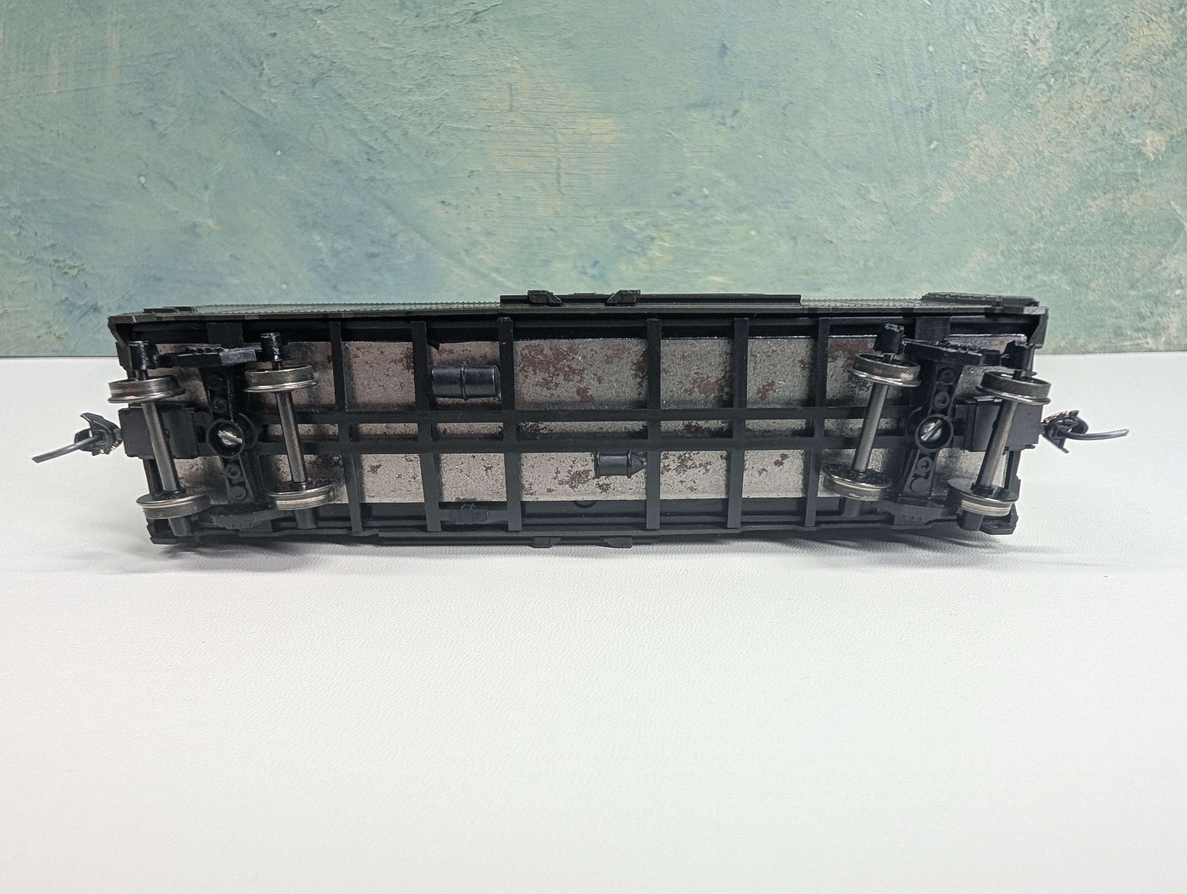 USED Athearn HO Scale 40' Box Car Baltimore and Ohio #1917 Metal Wheels