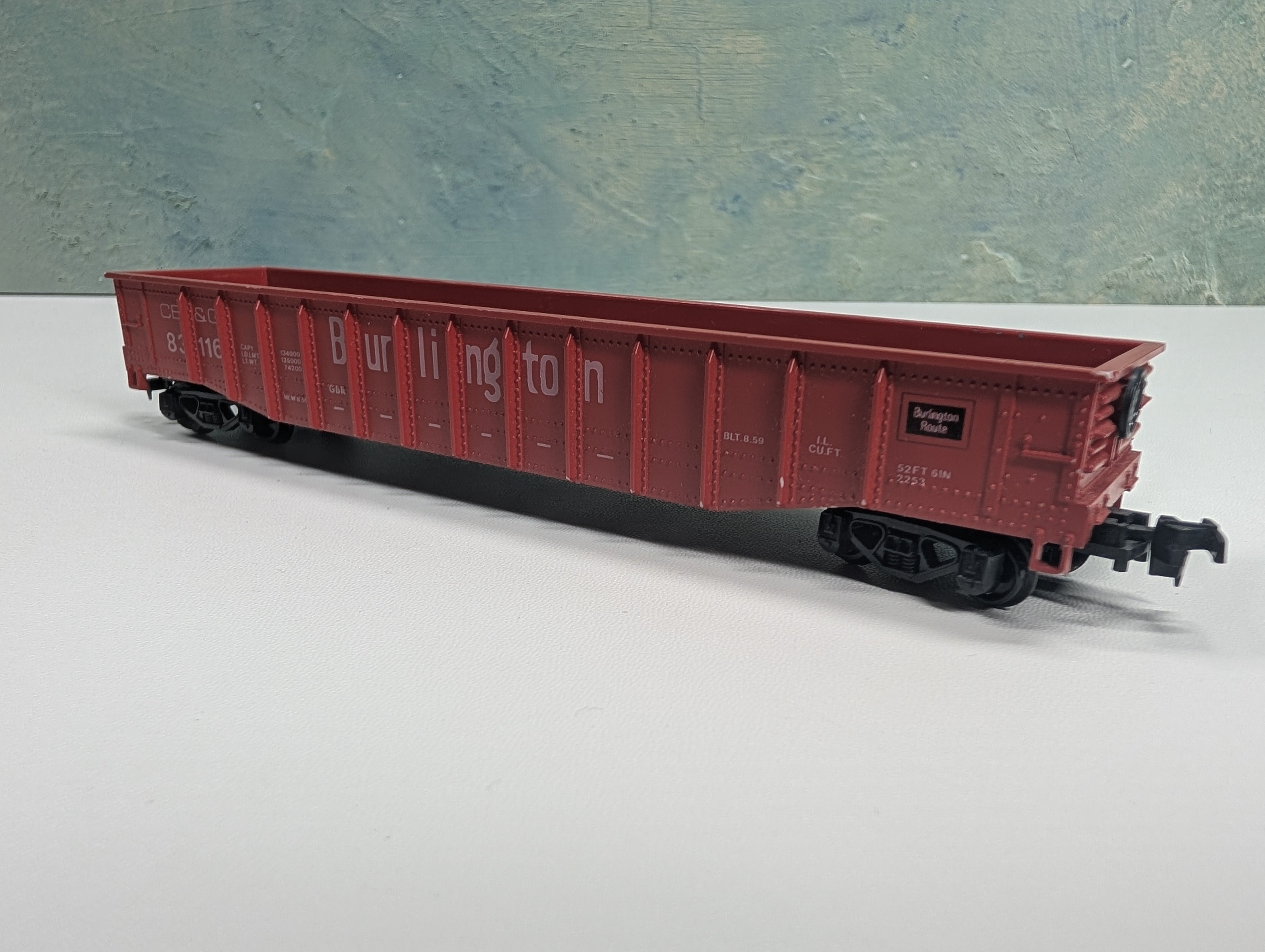 USED HO Scale Gondola Burlington CB&Q #83116