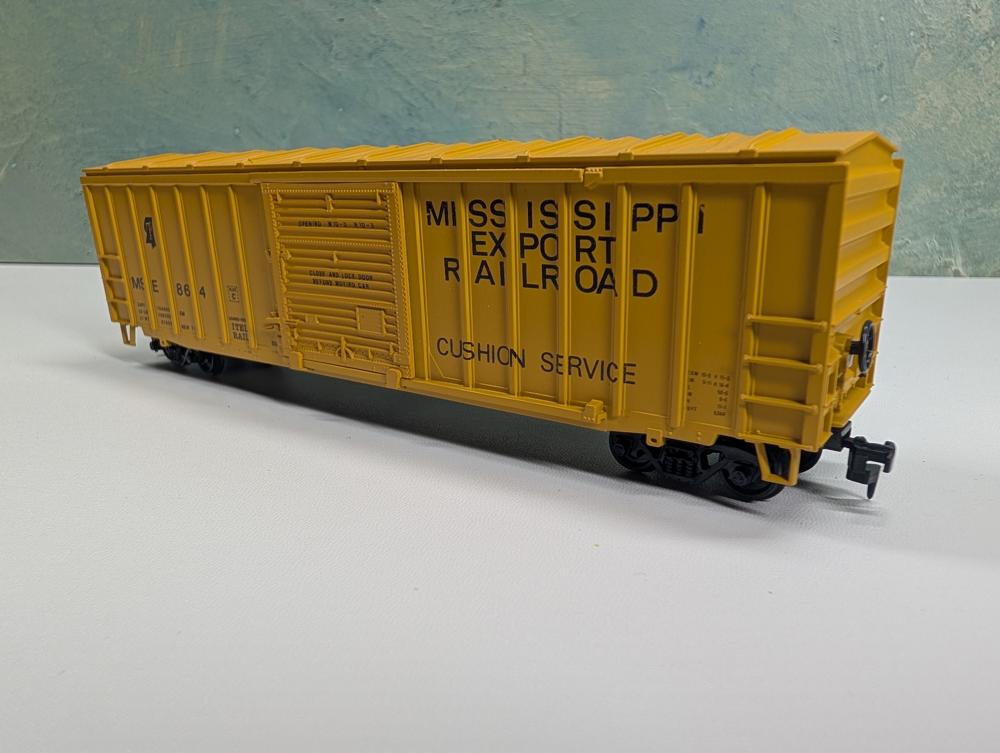 USED Athearn HO Scale 50' Box Car Mississippi Export Railroad MSE #864 Bev-Bel