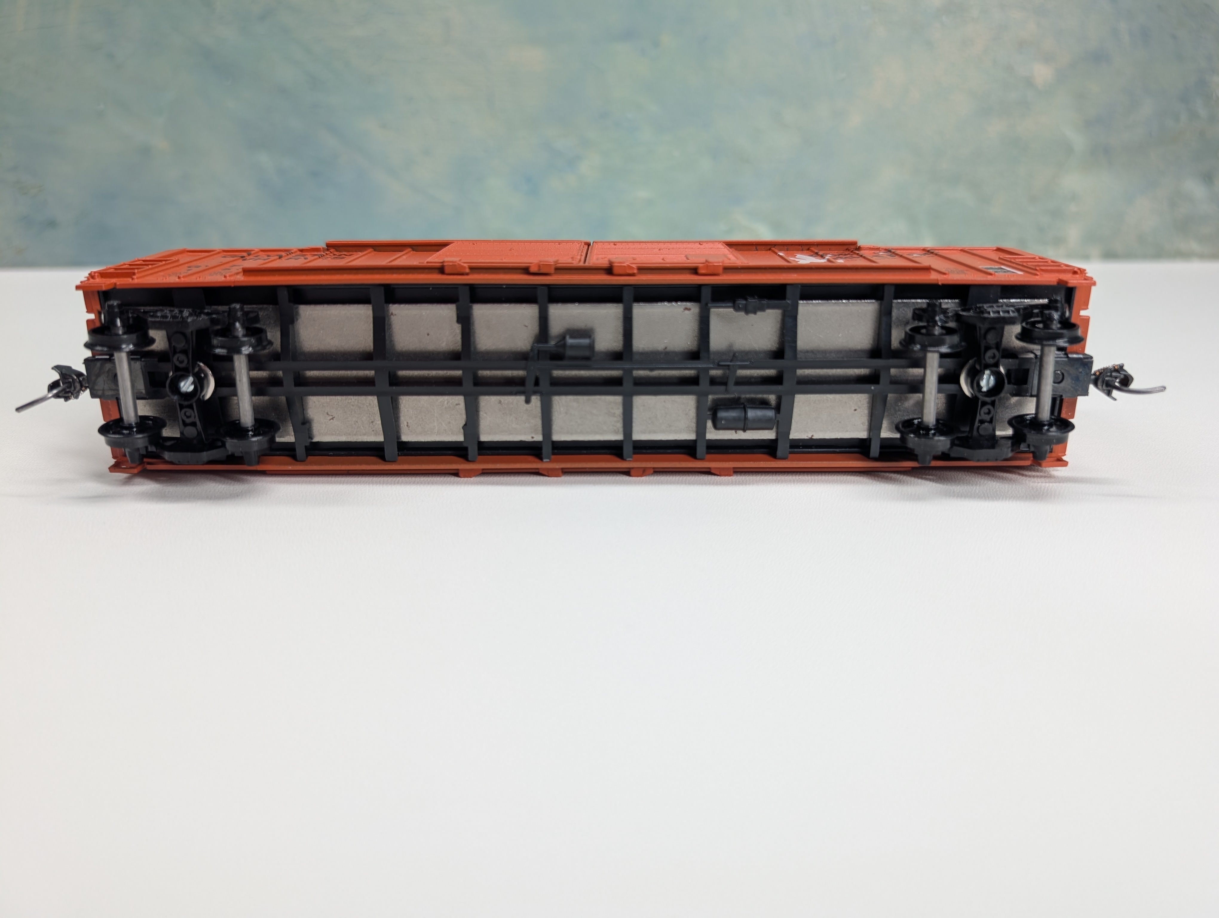 USED Athearn HO Scale 50' DD Box Car Galveston Wharves GWF #1053