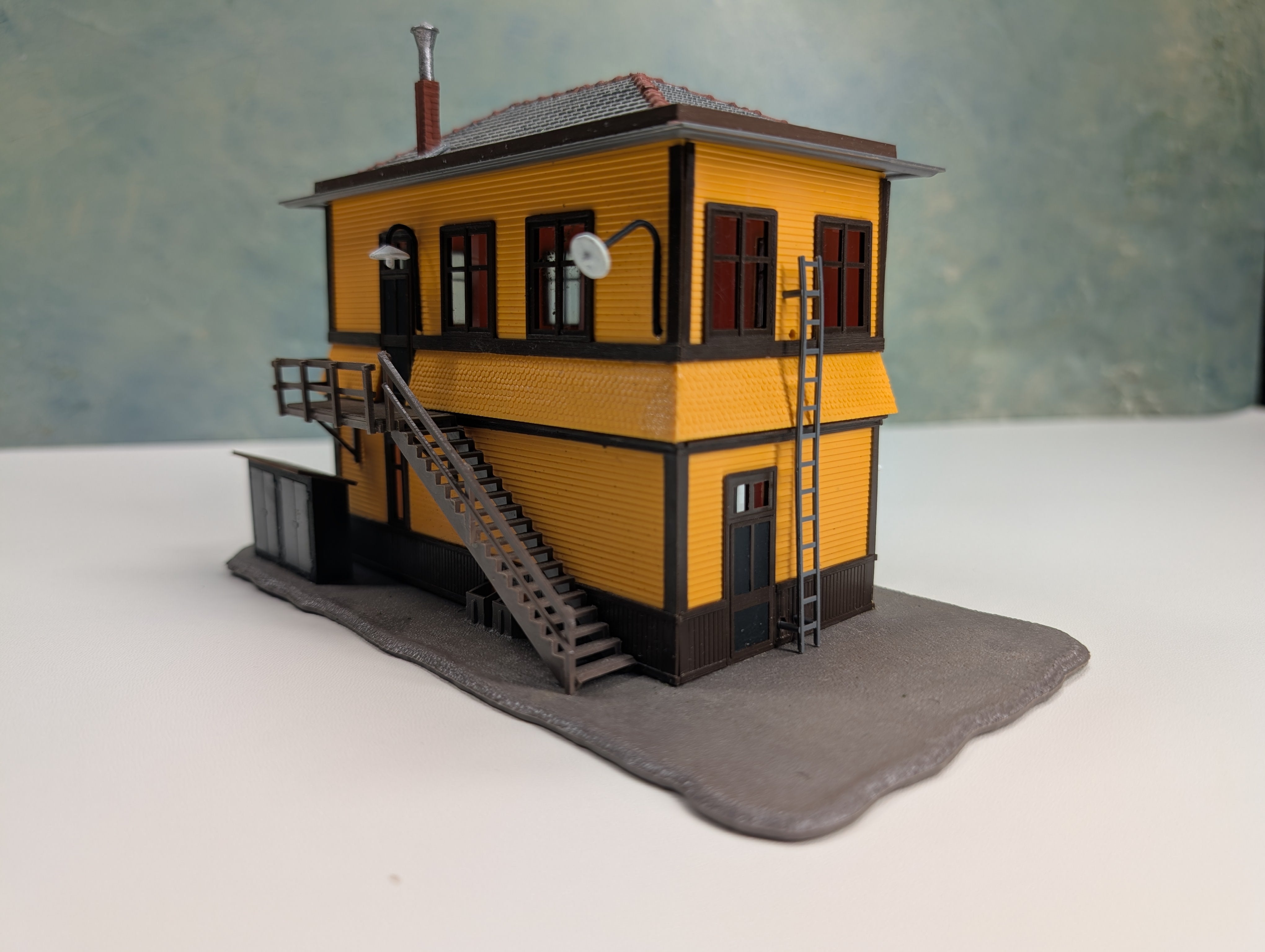 USED Pola HO Scale Yard Tower, Railroad Building