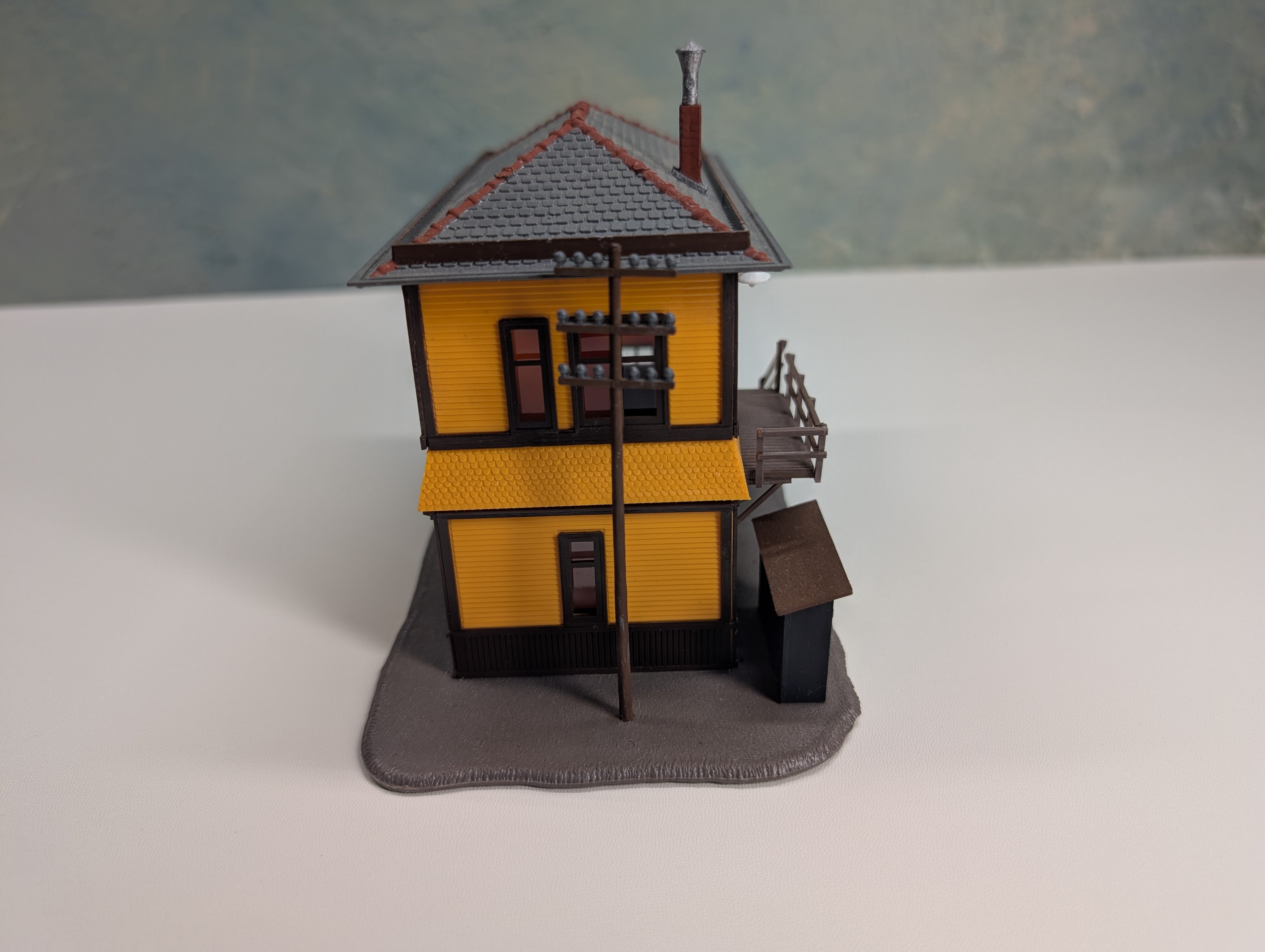 USED Pola HO Scale Yard Tower, Railroad Building