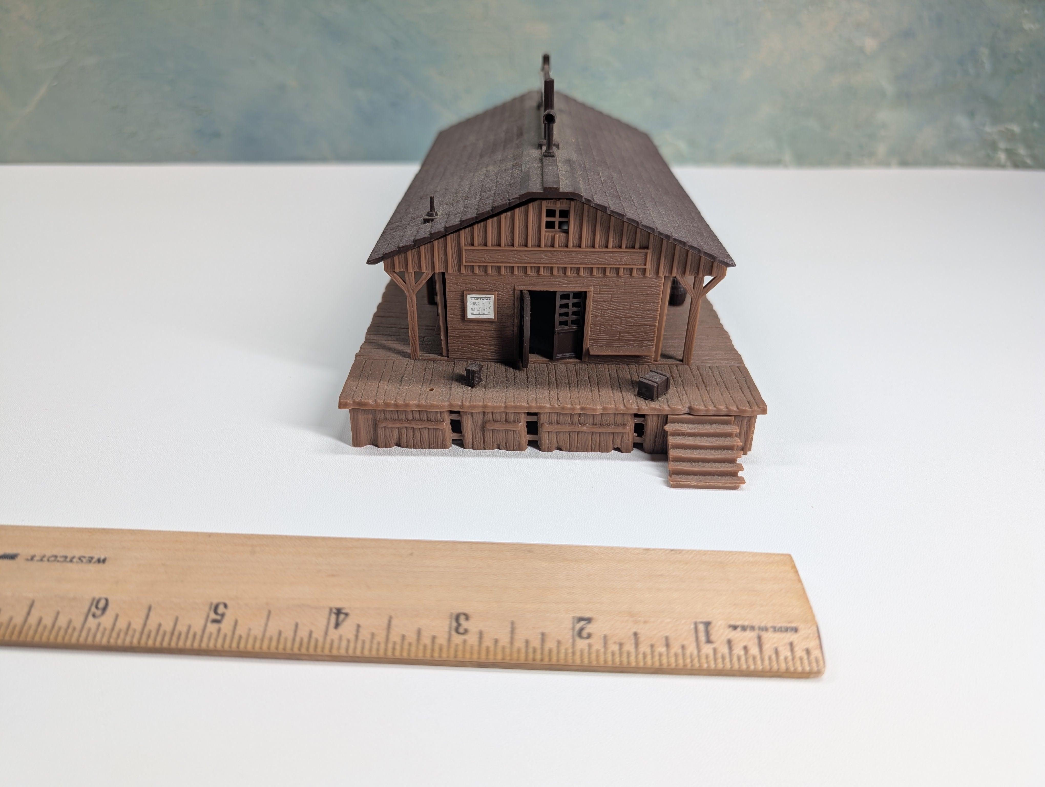 USED Bachmann HO Scale Old Time Station, Dresher