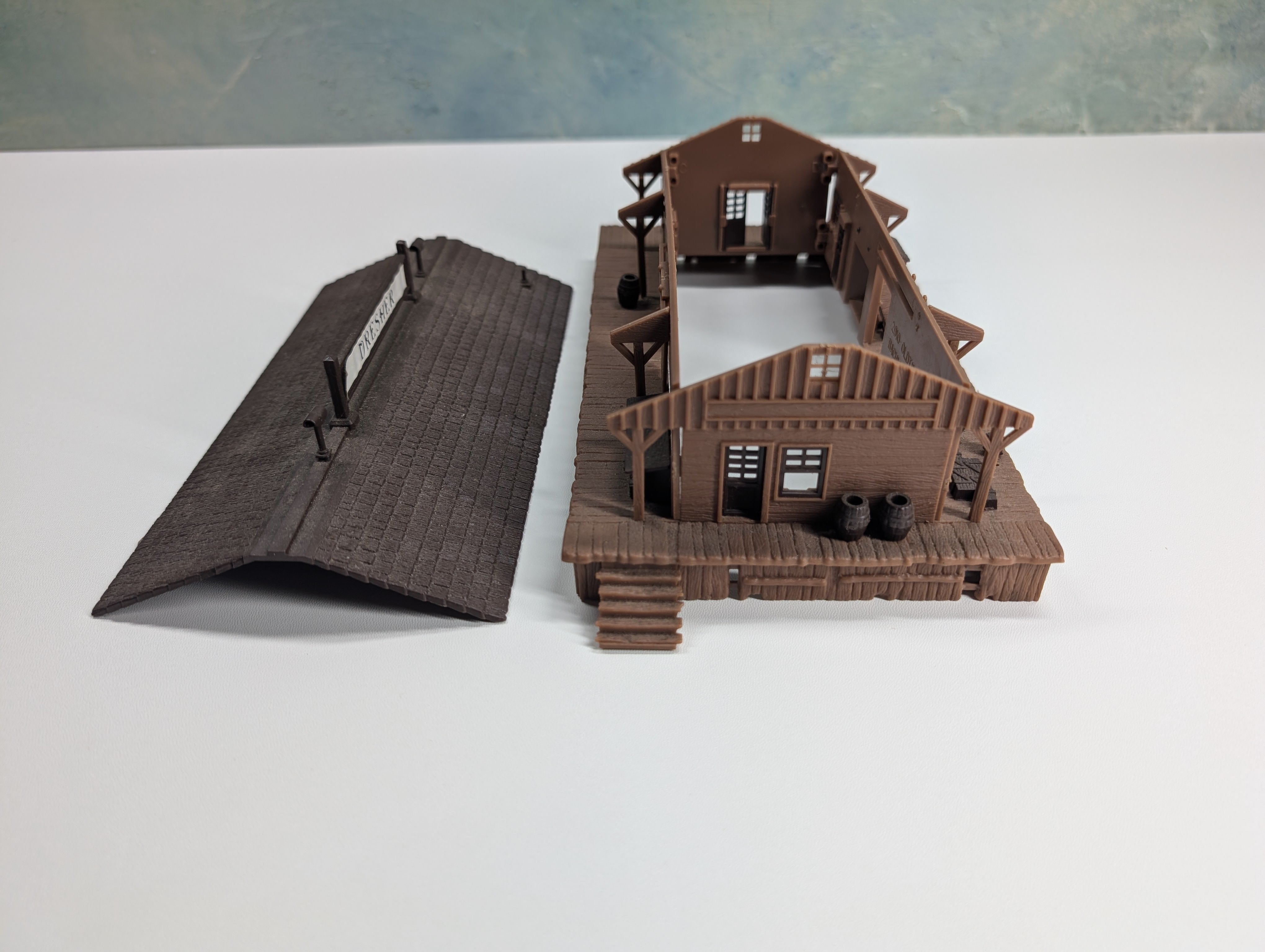 USED Bachmann HO Scale Old Time Station, Dresher