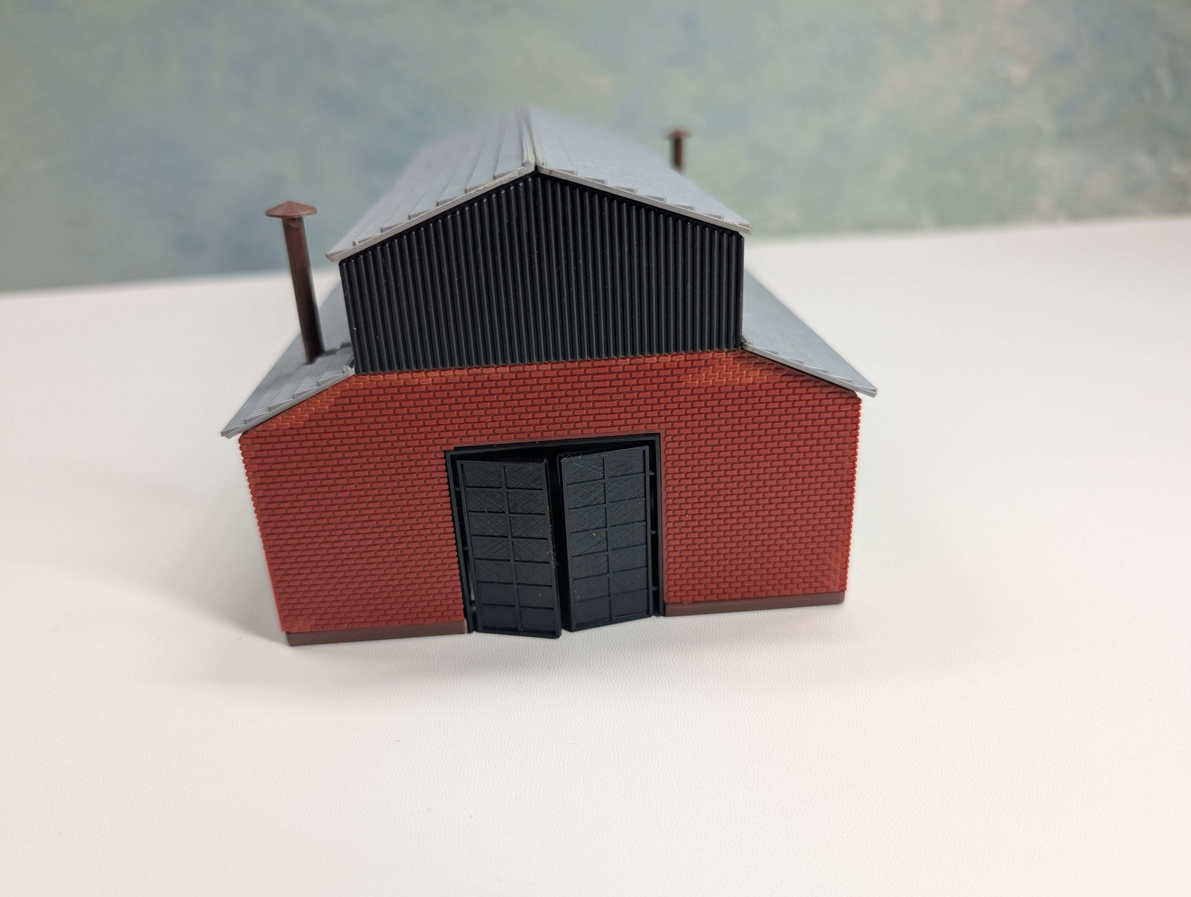 USED Heljan HO Scale Brick Warehouse