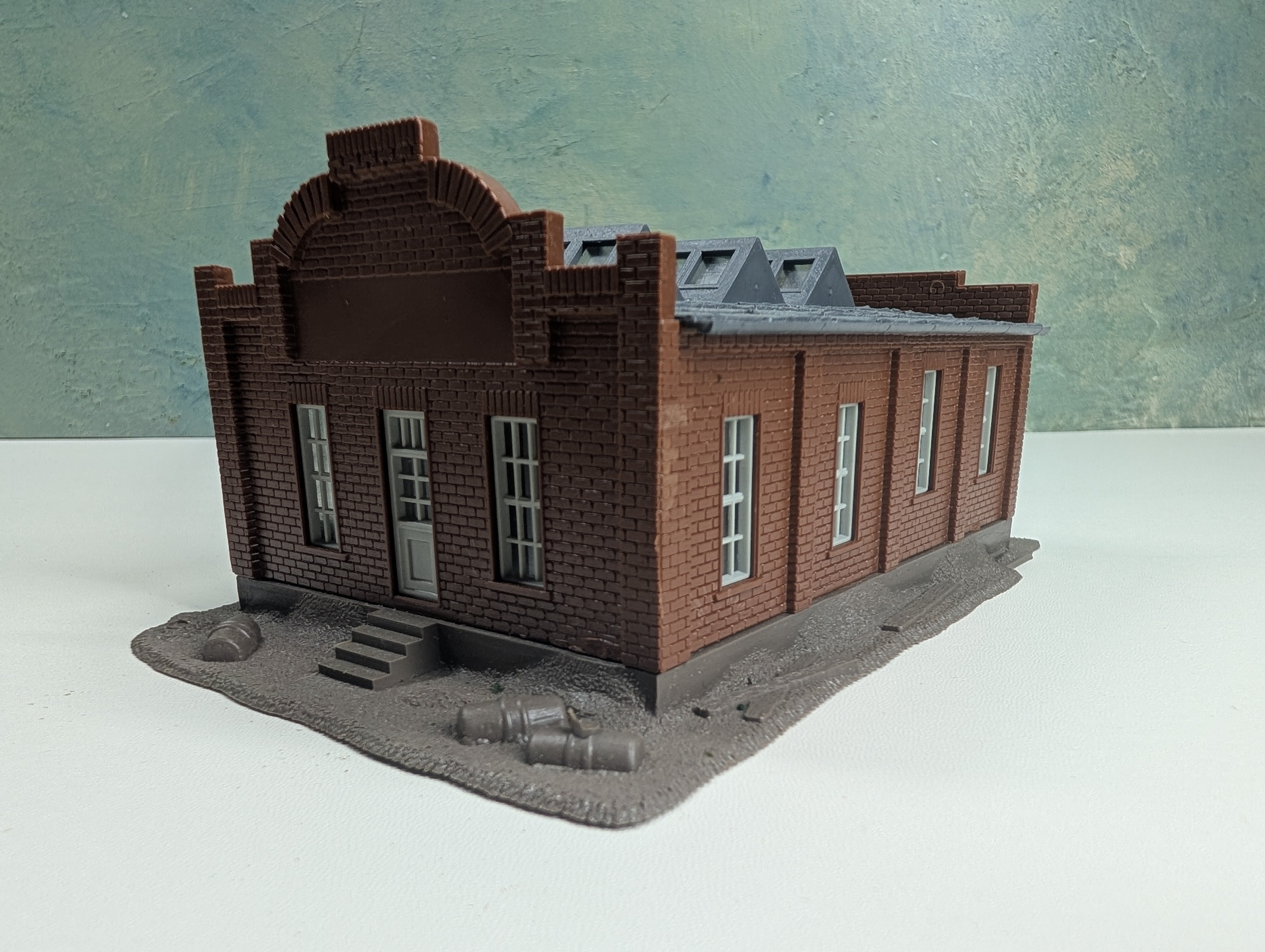 USED HO Scale Brick Warehouse