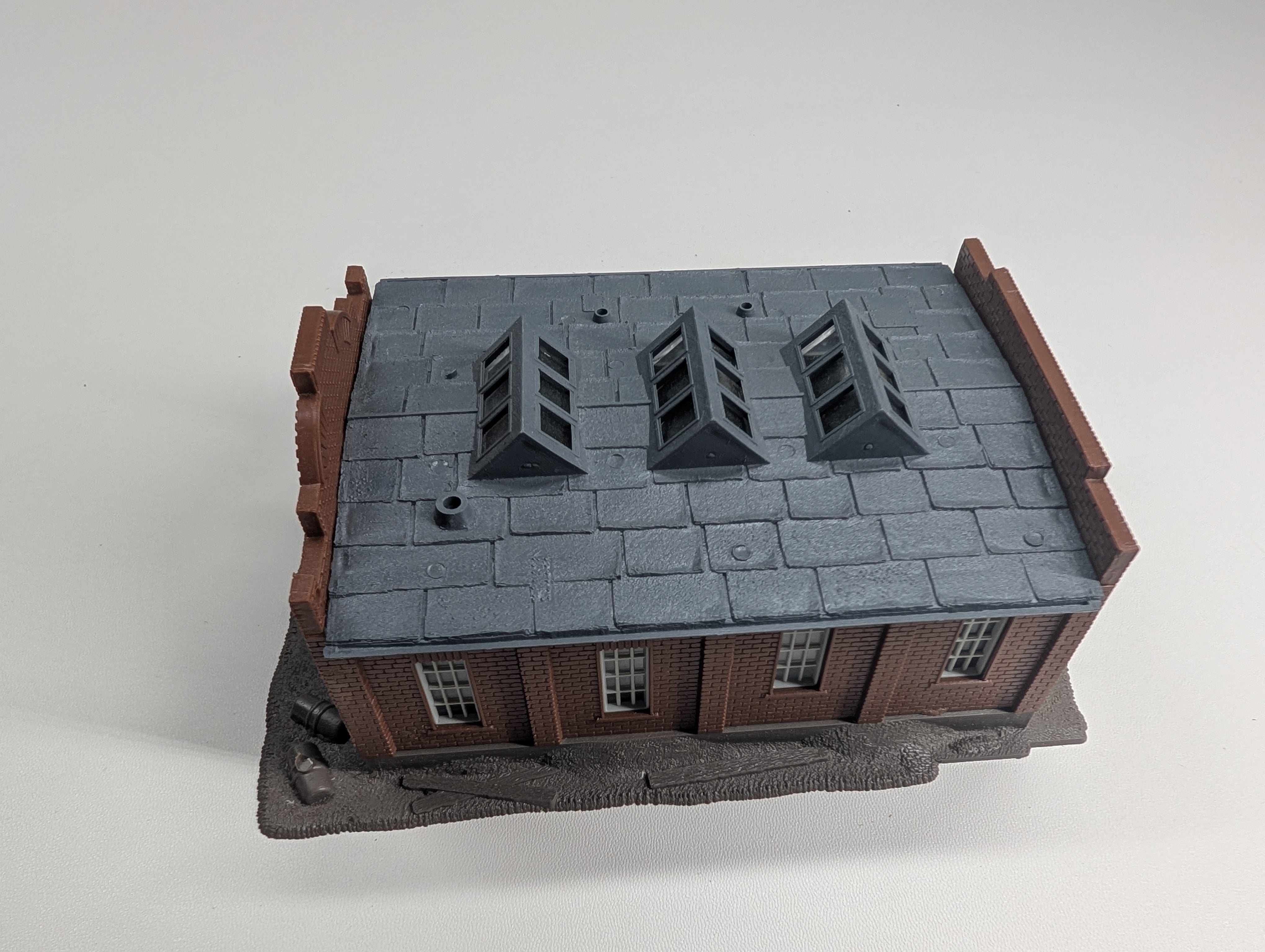USED HO Scale Brick Warehouse