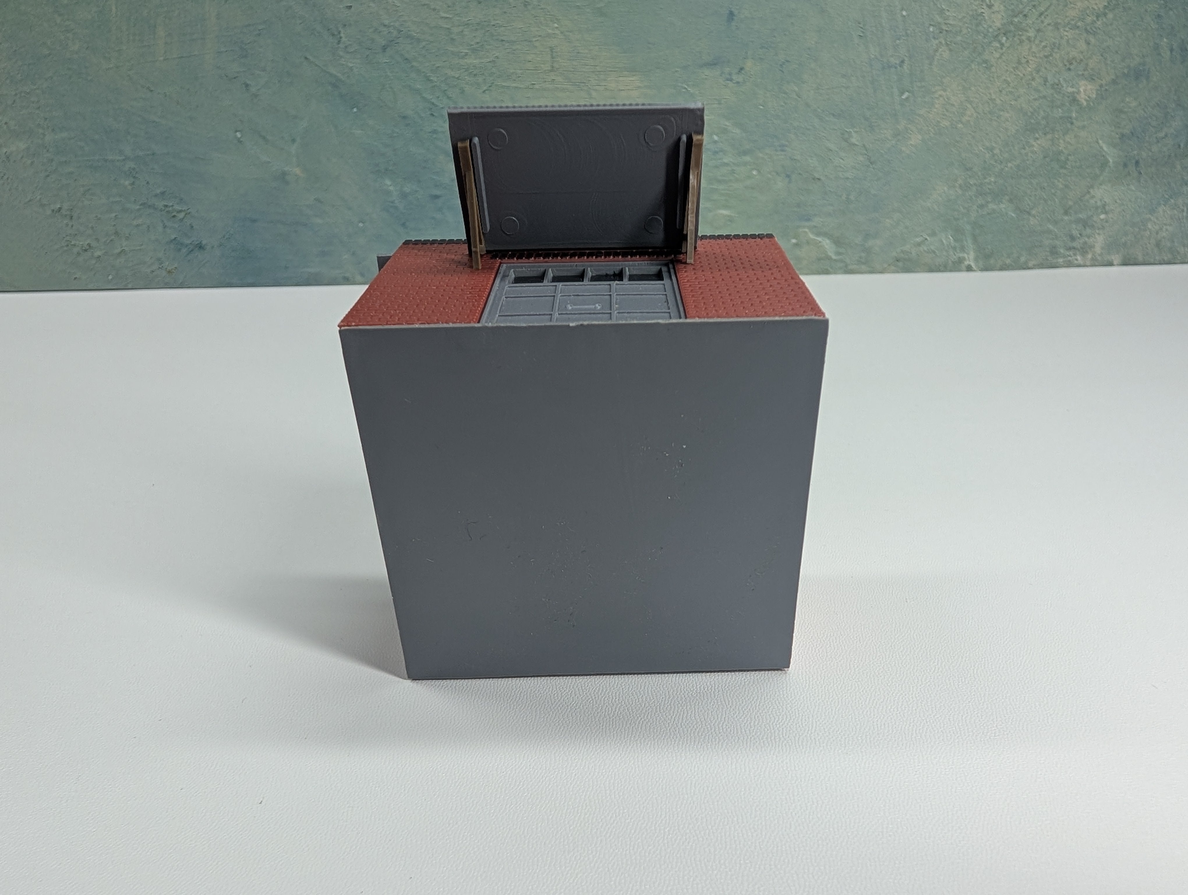 USED HO Scale Small Brick Garage