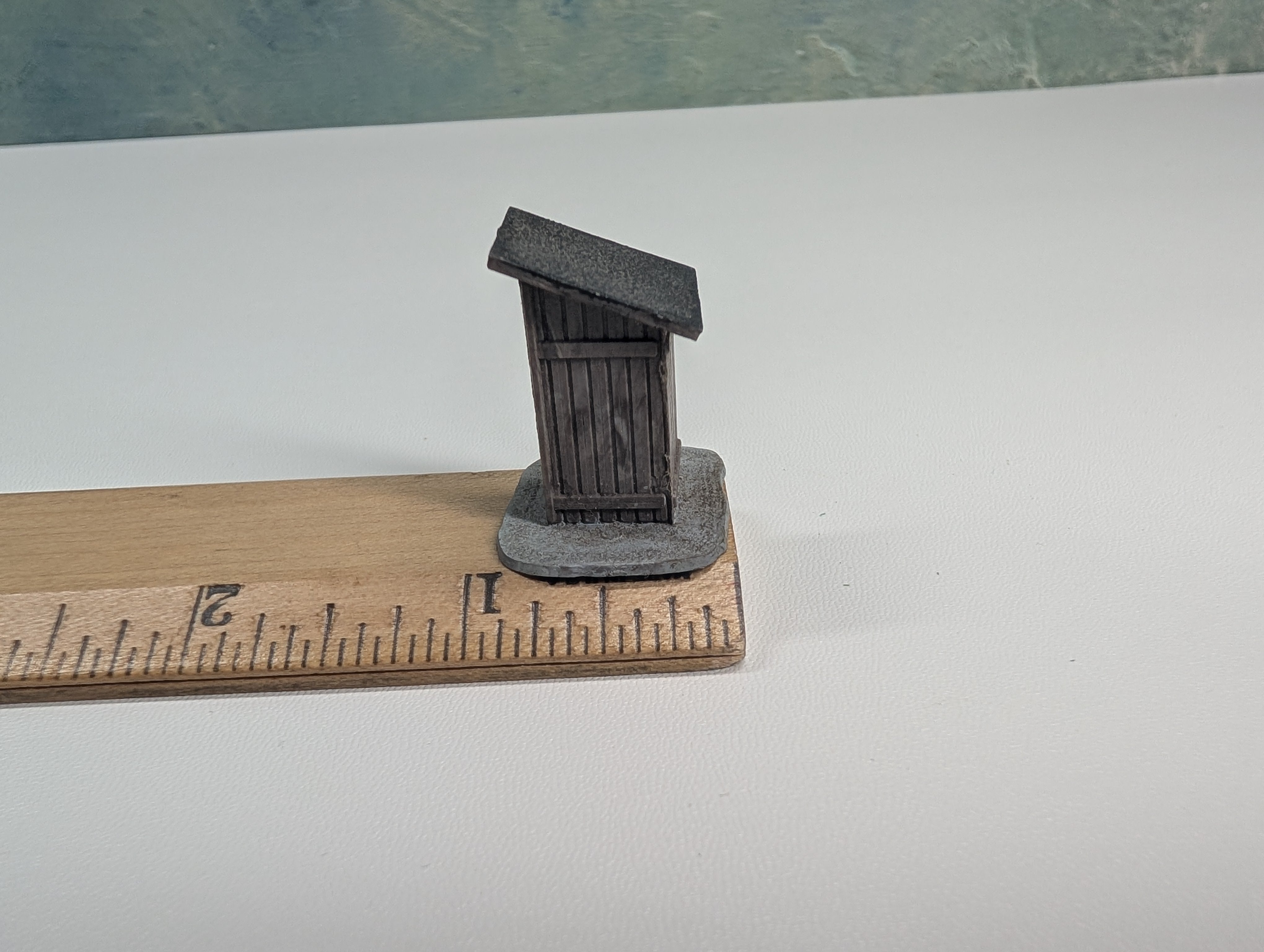 USED HO Scale Outhouse