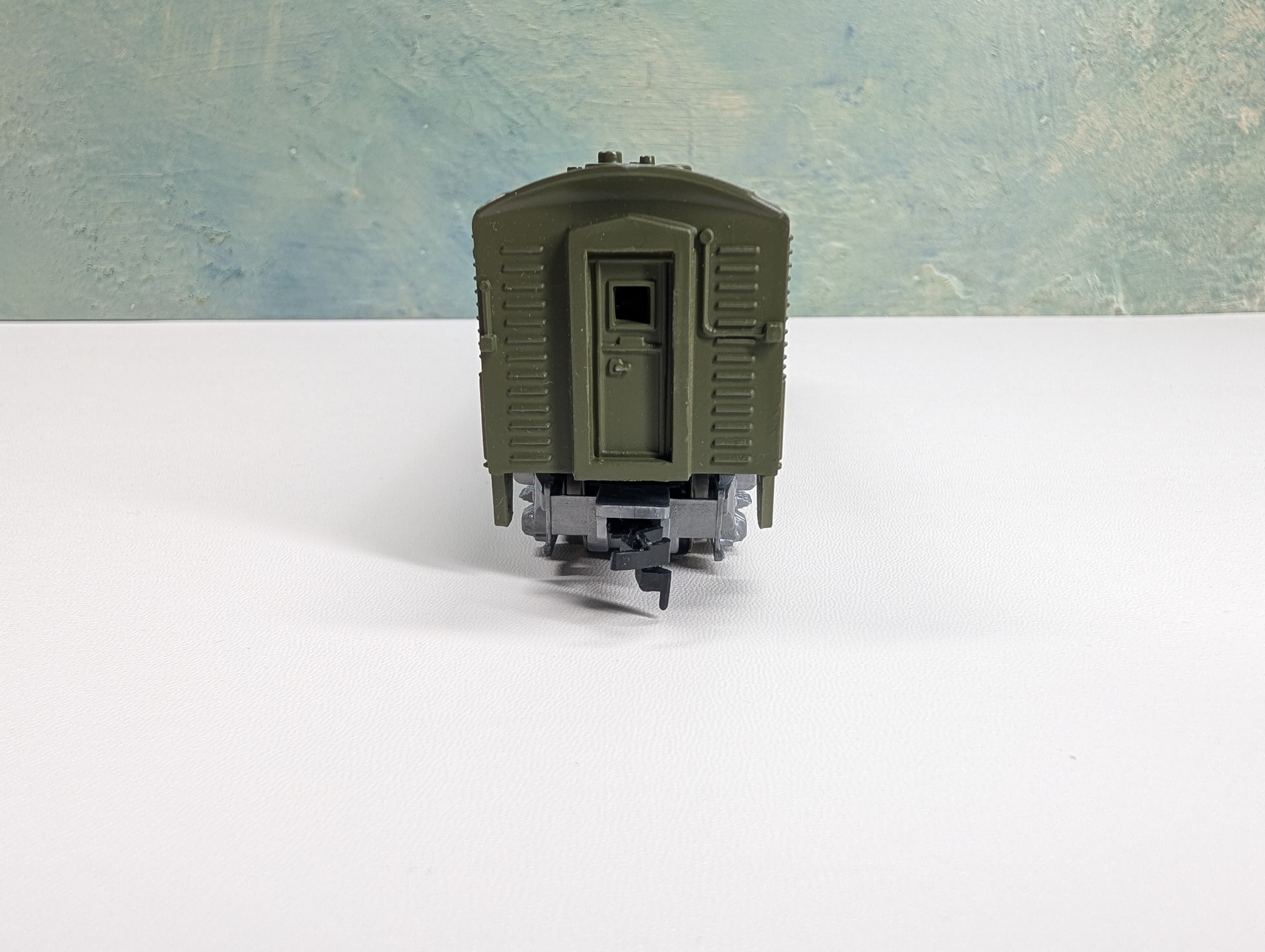 USED Model Power HO Scale F2 Diesel Locomotive US Army DOD #113 Runs Great DC