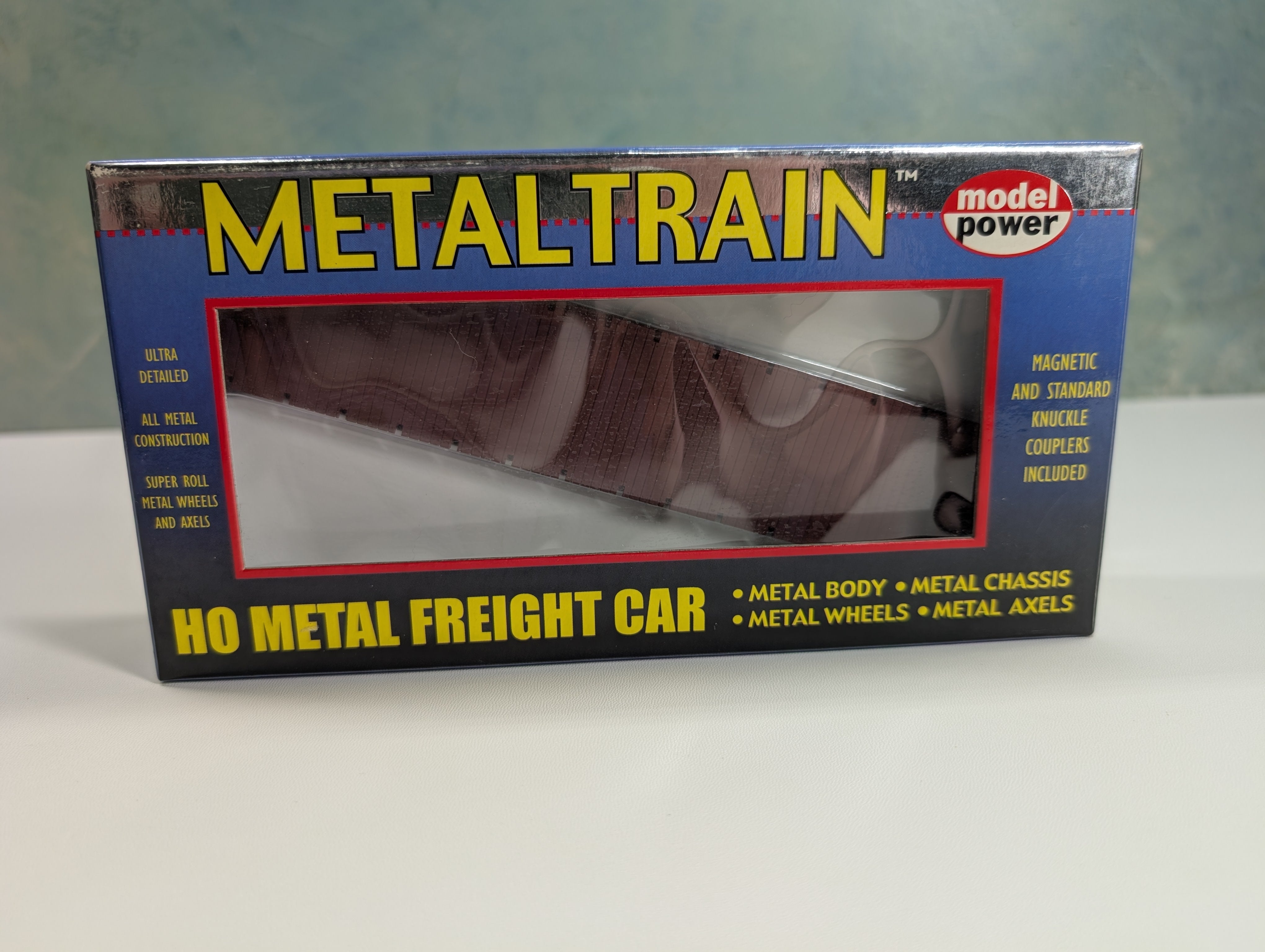 Model Power 2247 HO Scale 57' Metal Flat Car Pennsylvania #460853 MetalTrain