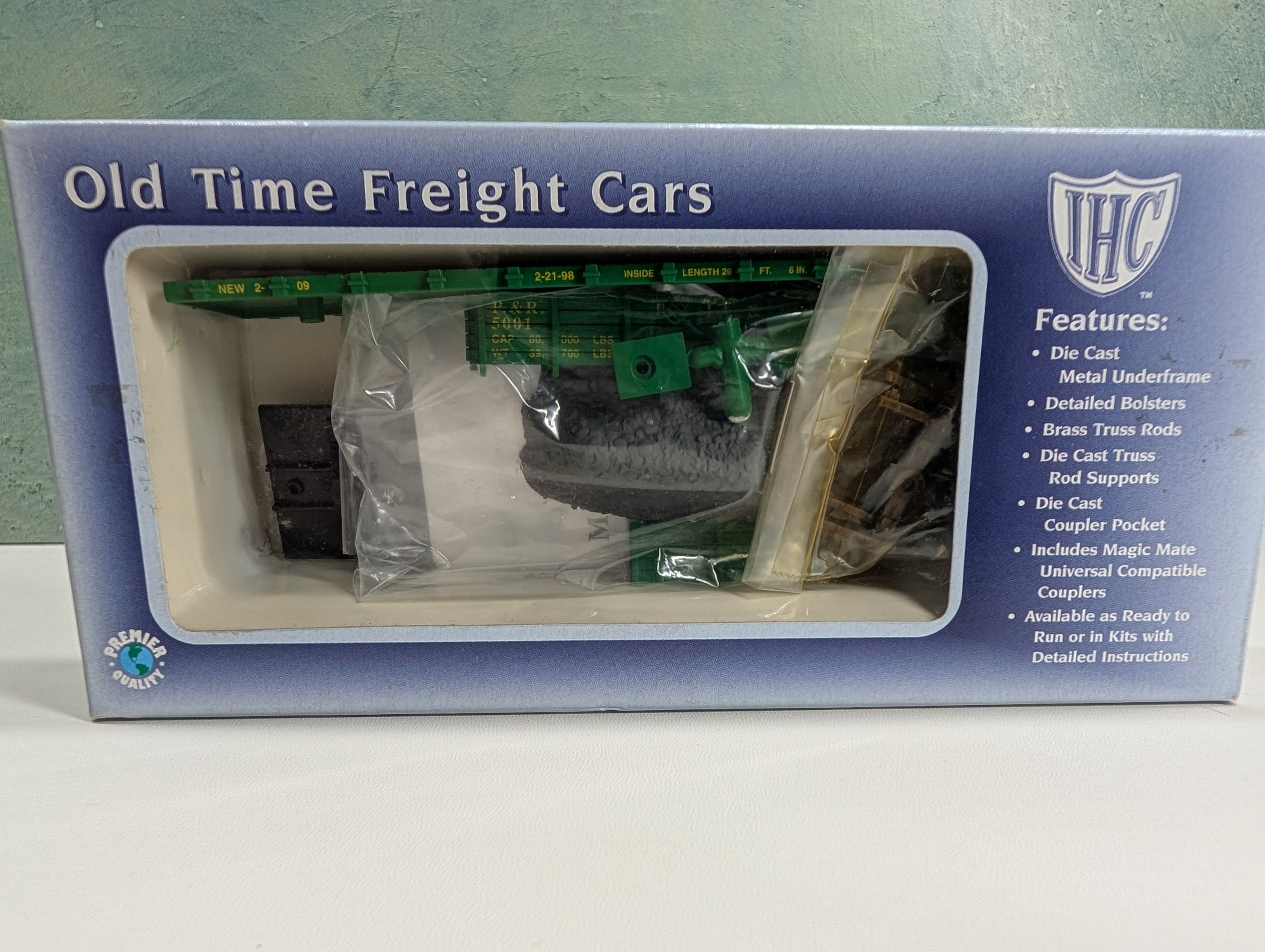 IHC HO Scale Old Time Gondola Philadelphia and Reading P&R #5001