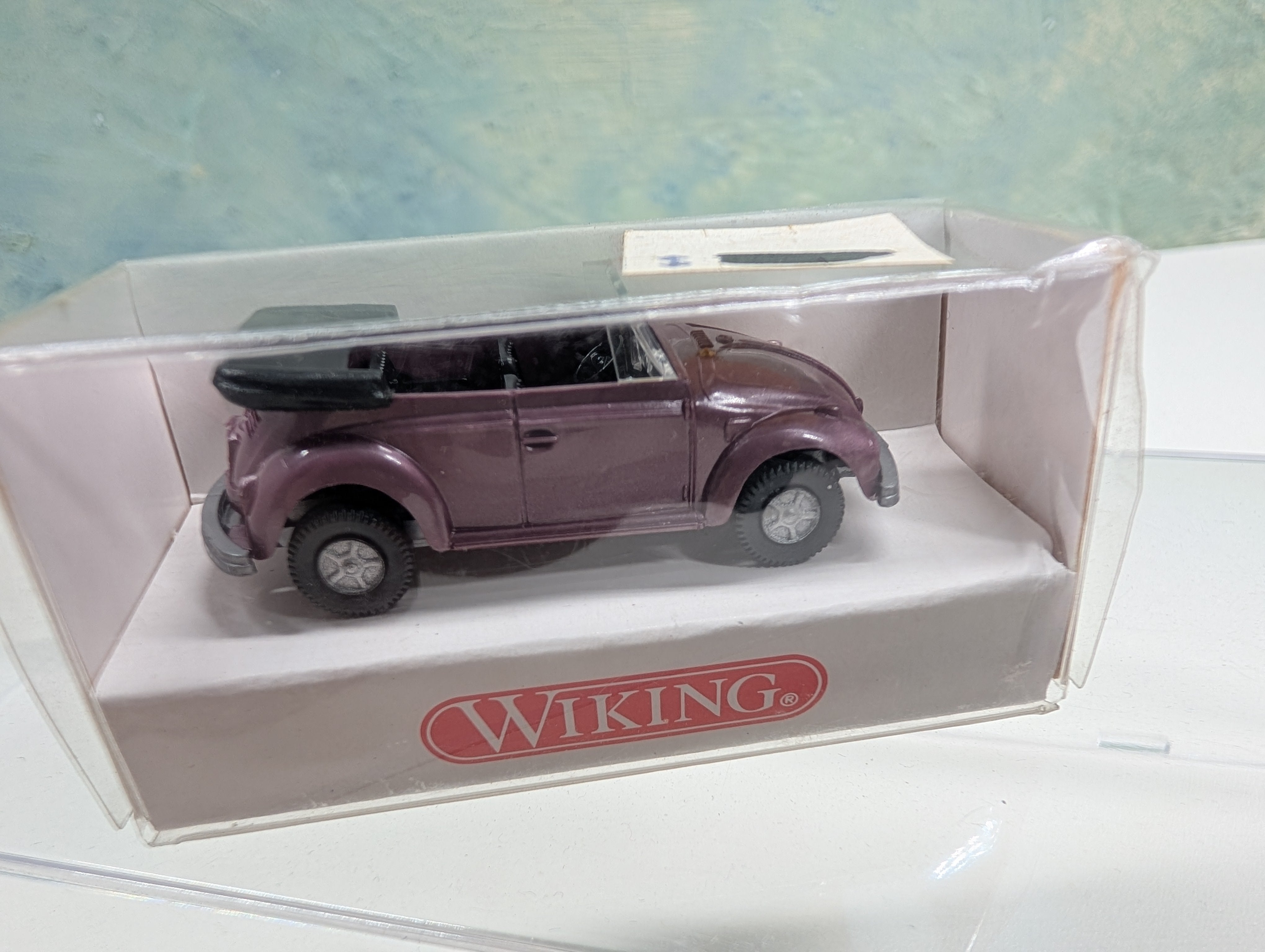 Wiking 330113 HO Scale Purple VW Cabriolet