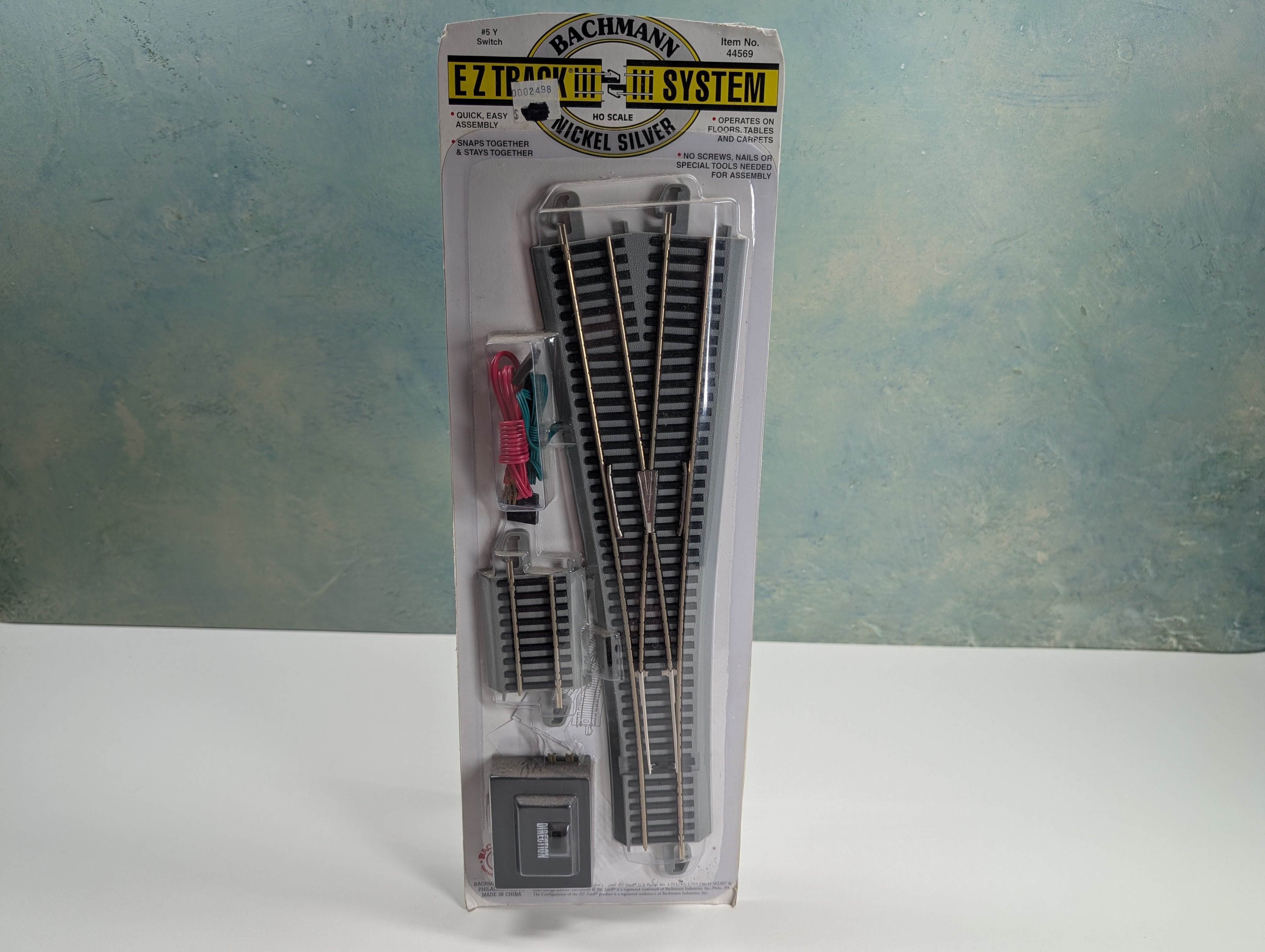 Bachmann 44569 HO Scale #5 WYE Turnout E-Z Track Nickel Silver